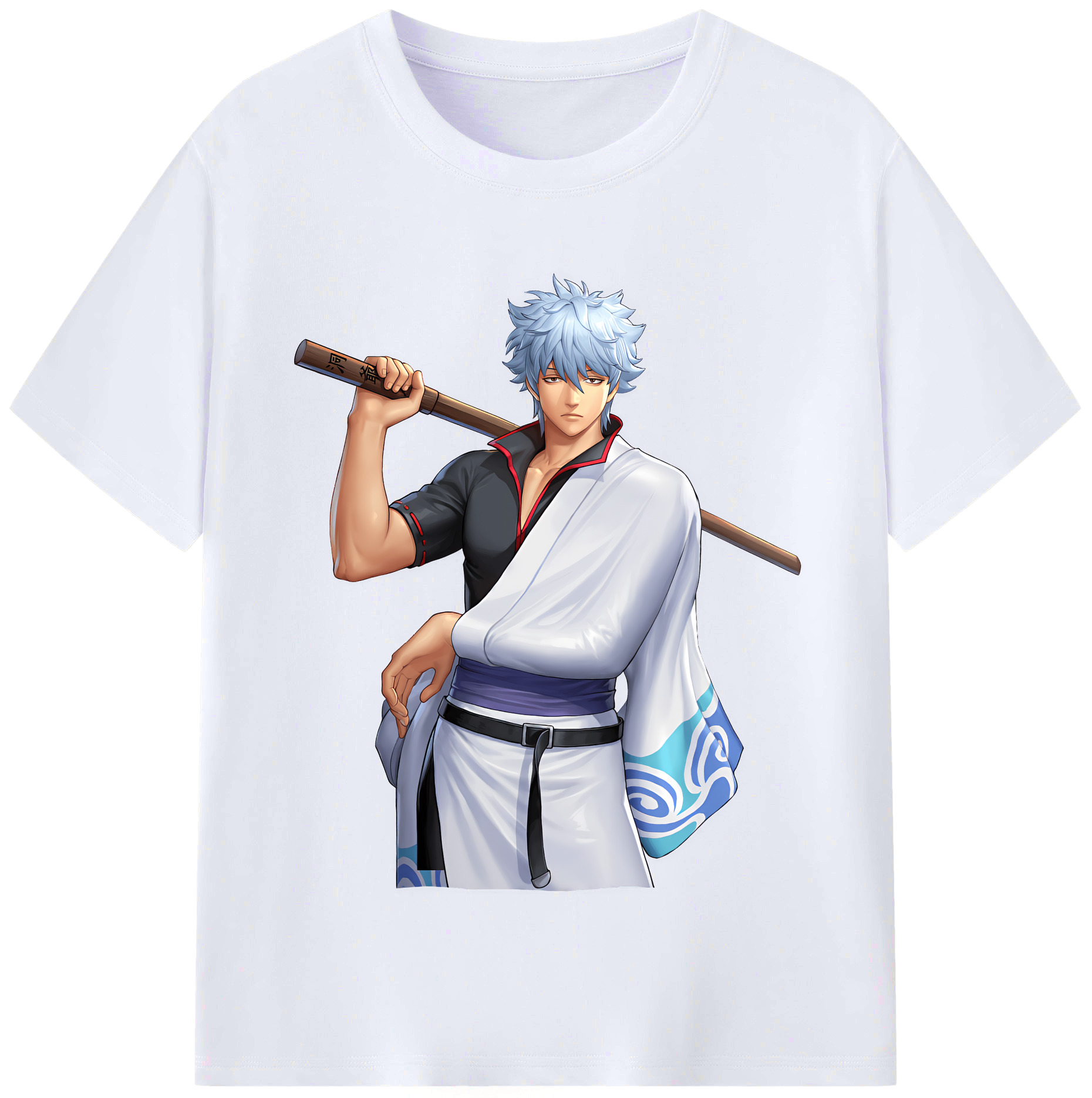 （画像用） ぎんたま 坂田銀時（さかたぎんとき） 神楽 志村新八（しむら しんぱち） GINTAMA Sakata Gintoki Kagura Shimura Shinpachi レディースカジュアルプリントTシャツ（綿100％）