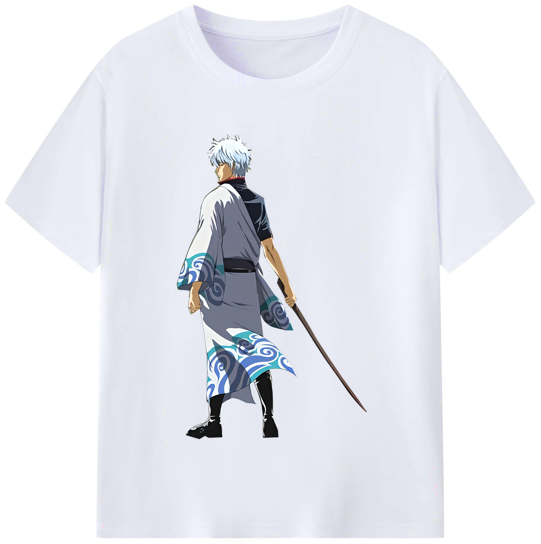 （画像用） ぎんたま 坂田銀時（さかたぎんとき） 神楽 志村新八（しむら しんぱち） GINTAMA Sakata Gintoki Kagura Shimura Shinpachi レディースカジュアルプリントTシャツ（綿100％）