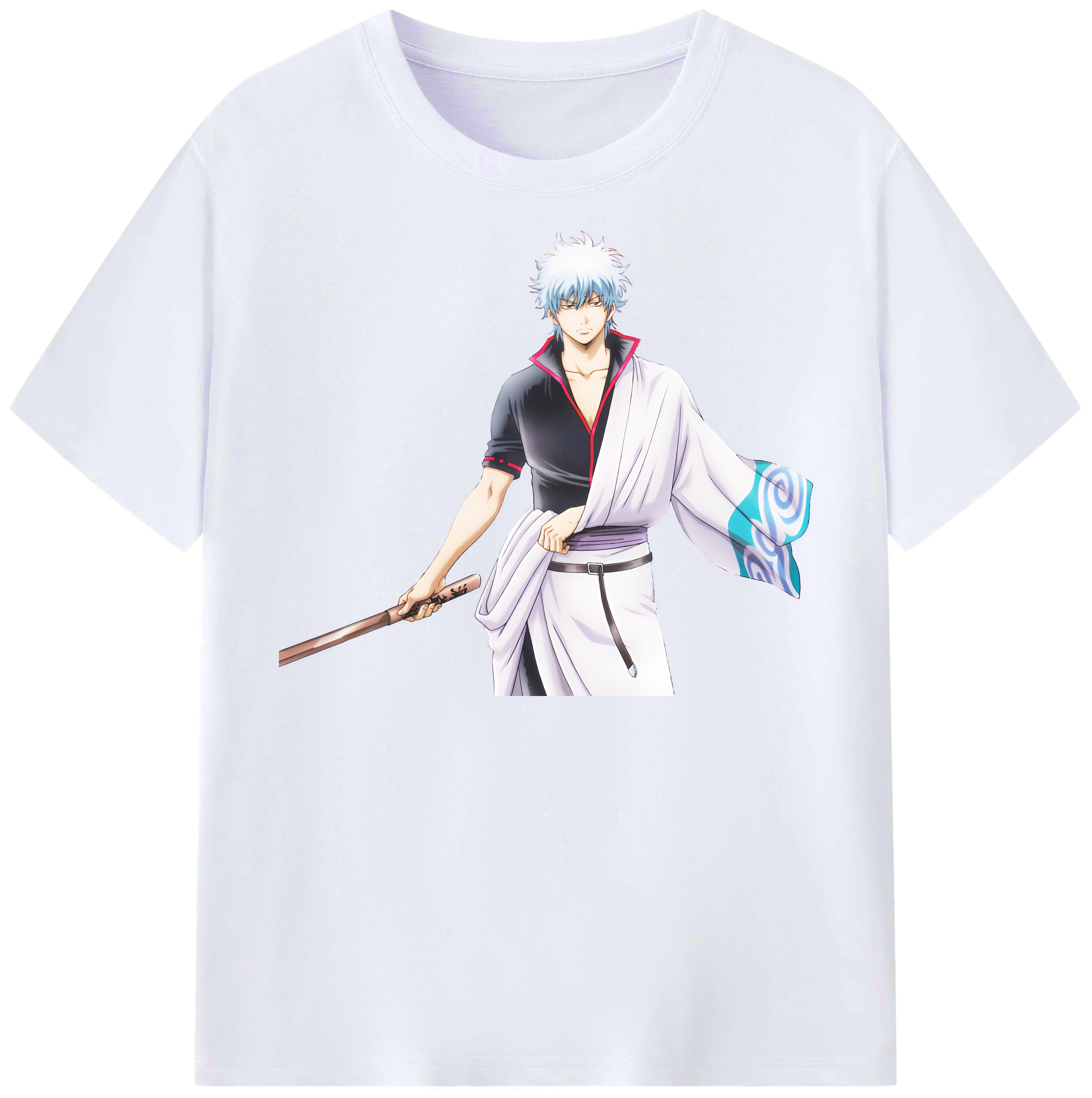 （画像用） ぎんたま 坂田銀時（さかたぎんとき） 神楽 志村新八（しむら しんぱち） GINTAMA Sakata Gintoki Kagura Shimura Shinpachi レディースカジュアルプリントTシャツ（綿100％）
