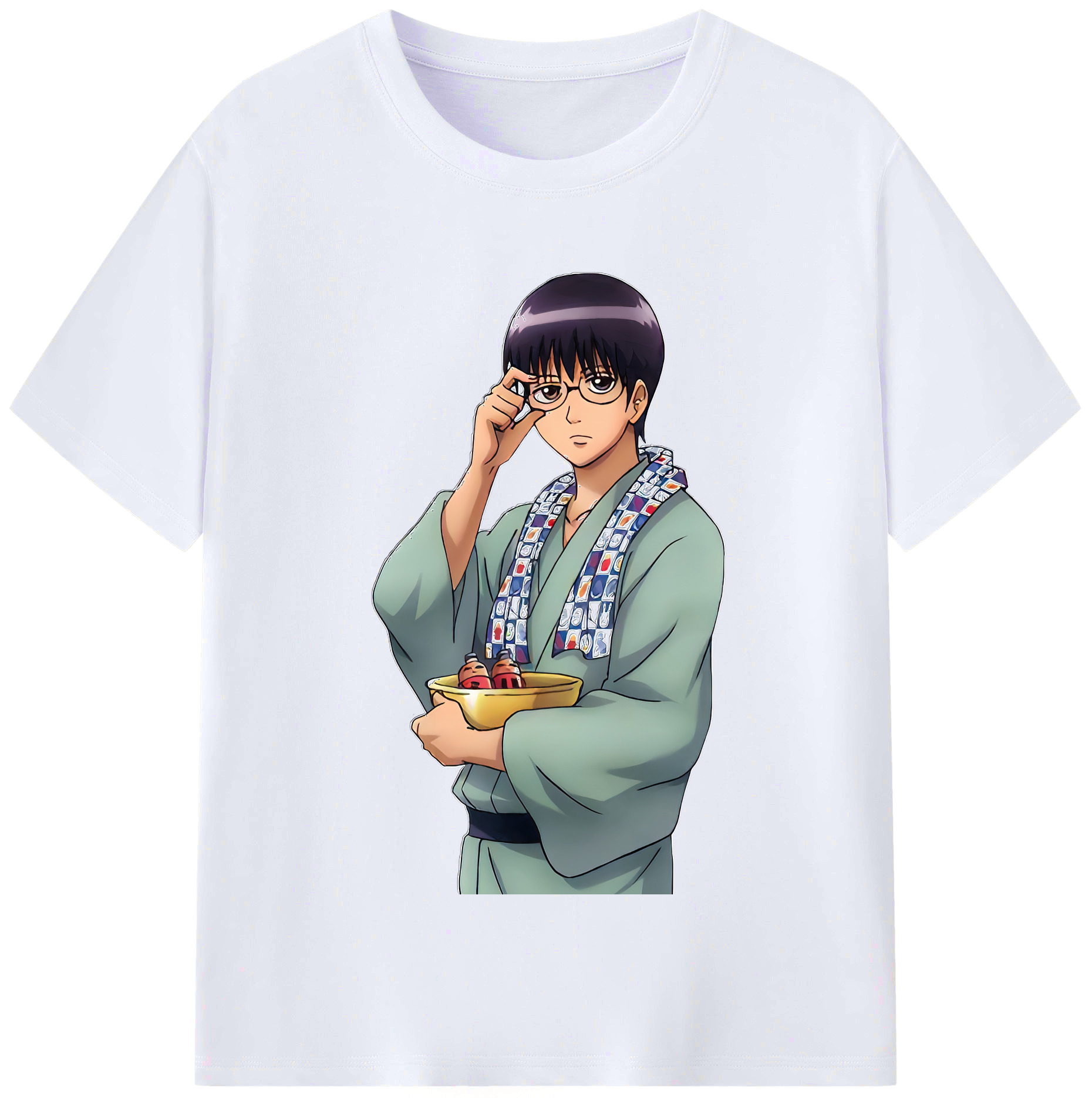 （画像用） ぎんたま 坂田銀時（さかたぎんとき） 神楽 志村新八（しむら しんぱち） GINTAMA Sakata Gintoki Kagura Shimura Shinpachi レディースカジュアルプリントTシャツ（綿100％）