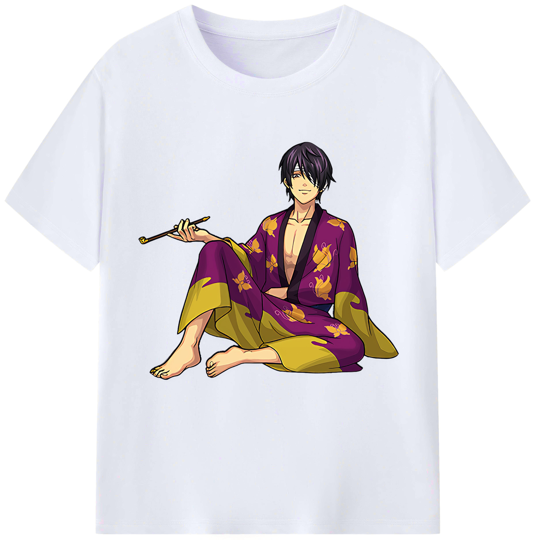 （画像用） ぎんたま 坂田銀時（さかたぎんとき） 神楽 志村新八（しむら しんぱち） GINTAMA Sakata Gintoki Kagura Shimura Shinpachi レディースカジュアルプリントTシャツ（綿100％）