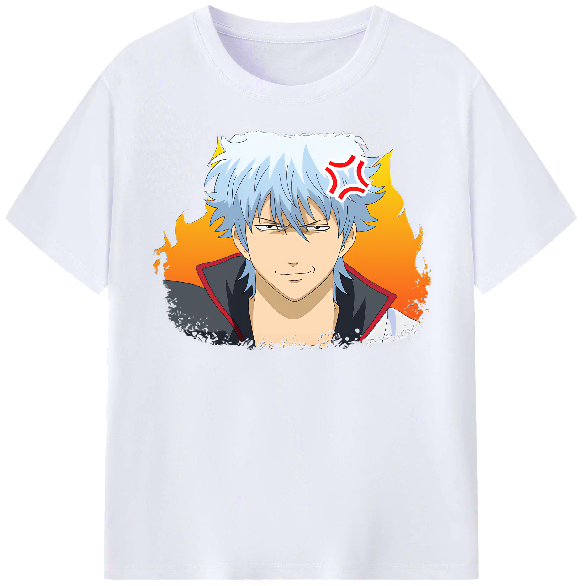 （画像用） ぎんたま 坂田銀時（さかたぎんとき） 神楽 志村新八（しむら しんぱち） GINTAMA Sakata Gintoki Kagura Shimura Shinpachi レディースカジュアルプリントTシャツ（綿100％）
