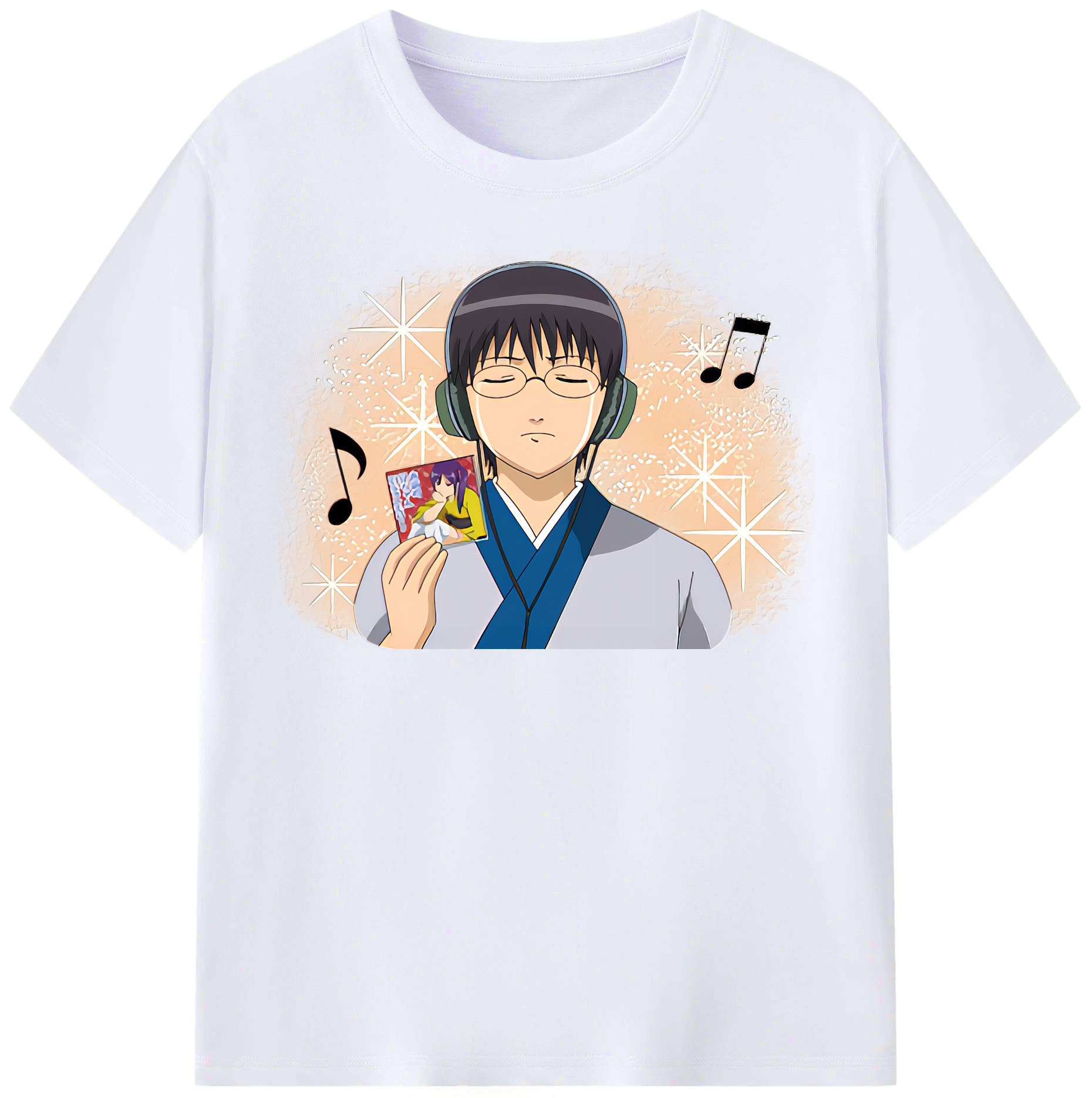 （画像用） ぎんたま 坂田銀時（さかたぎんとき） 神楽 志村新八（しむら しんぱち） GINTAMA Sakata Gintoki Kagura Shimura Shinpachi レディースカジュアルプリントTシャツ（綿100％）