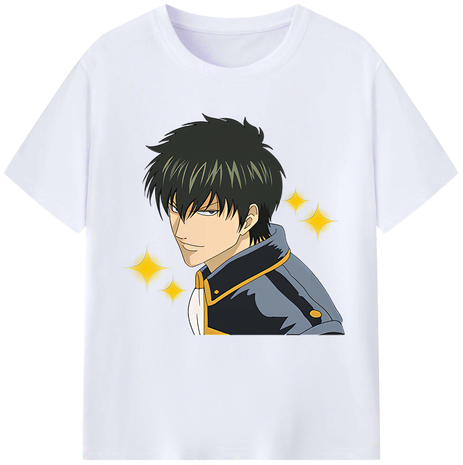 （画像用） ぎんたま 坂田銀時（さかたぎんとき） 神楽 志村新八（しむら しんぱち） GINTAMA Sakata Gintoki Kagura Shimura Shinpachi レディースカジュアルプリントTシャツ（綿100％）