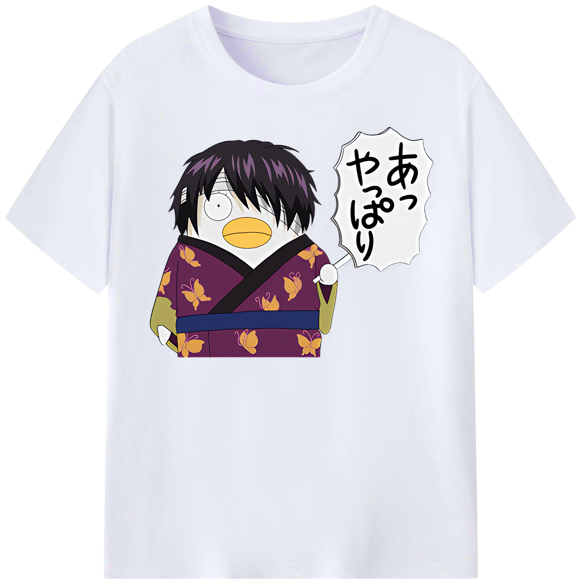 （画像用） ぎんたま 坂田銀時（さかたぎんとき） 神楽 志村新八（しむら しんぱち） GINTAMA Sakata Gintoki Kagura Shimura Shinpachi レディースカジュアルプリントTシャツ（綿100％）
