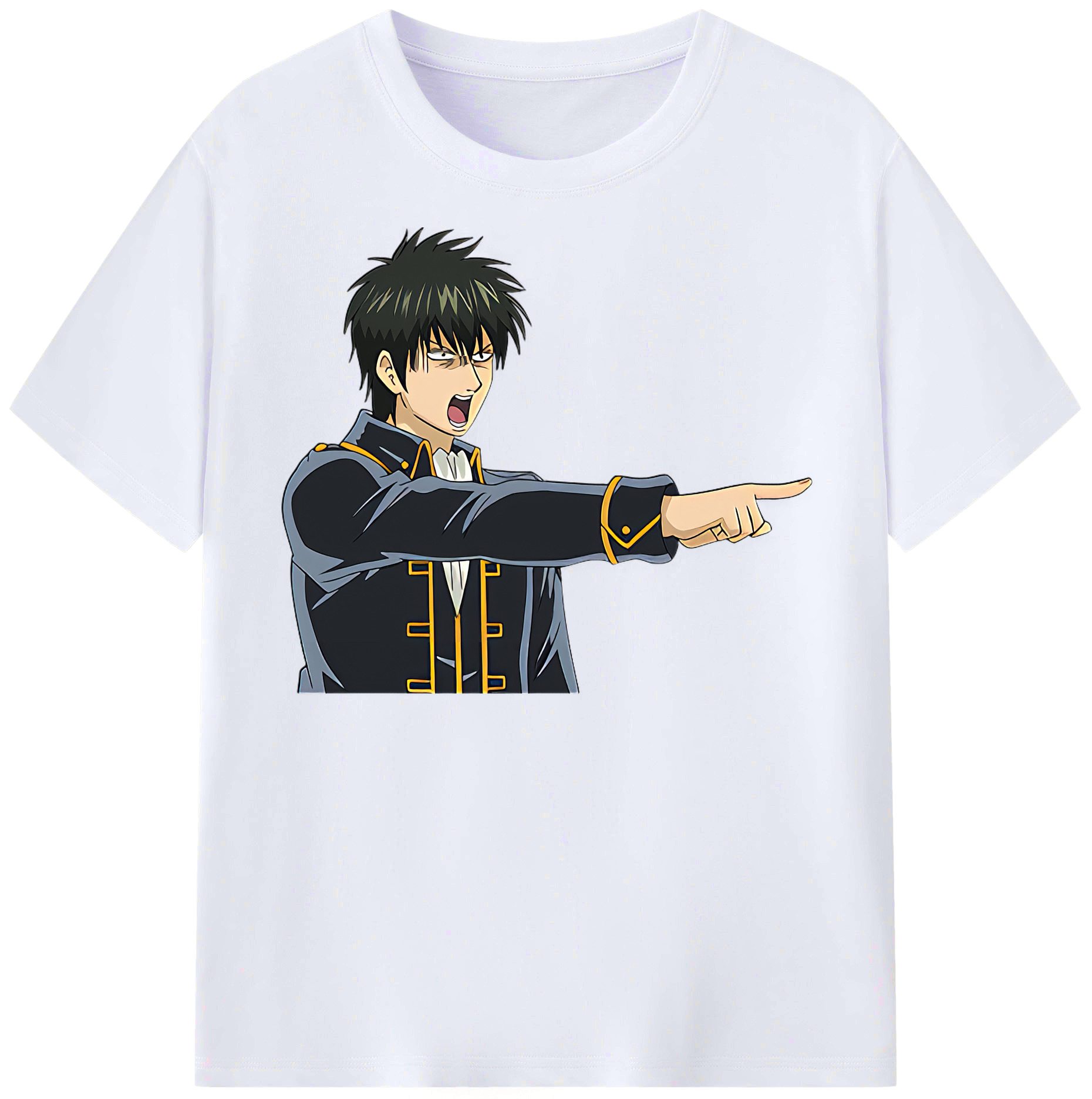 （画像用） ぎんたま 坂田銀時（さかたぎんとき） 神楽 志村新八（しむら しんぱち） GINTAMA Sakata Gintoki Kagura Shimura Shinpachi レディースカジュアルプリントTシャツ（綿100％）
