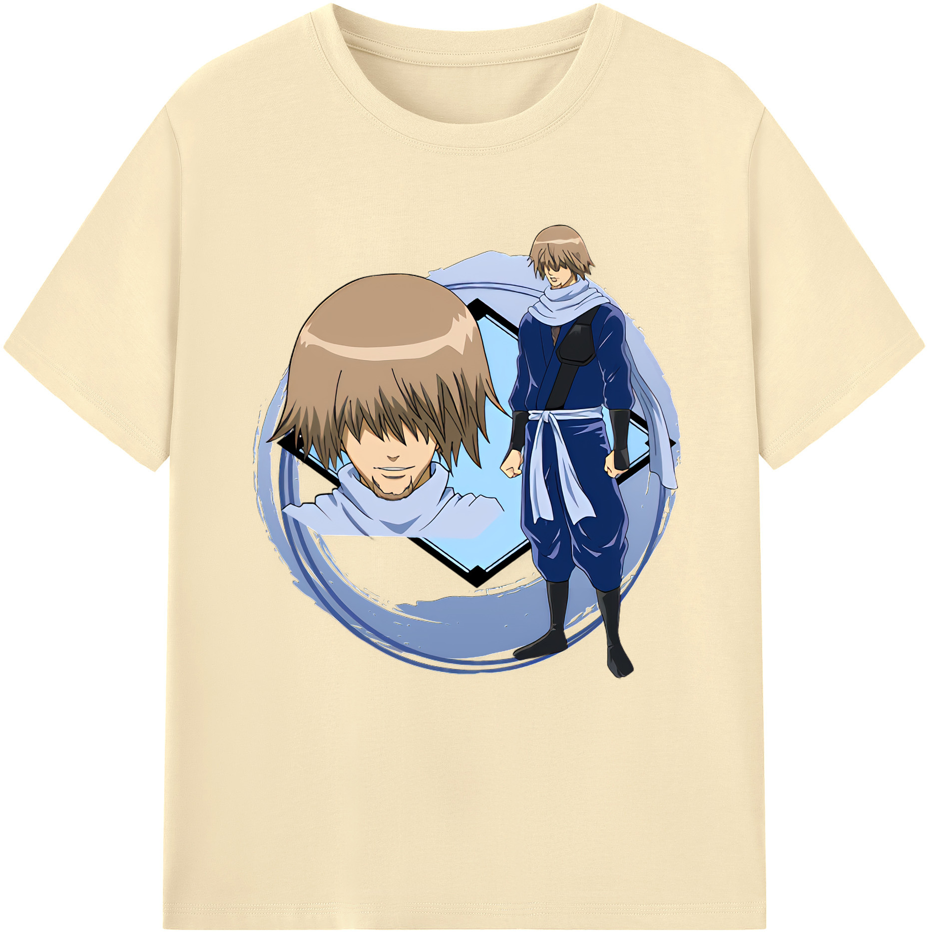 （画像用） ぎんたま 坂田銀時（さかたぎんとき） 神楽 志村新八（しむら しんぱち） GINTAMA Sakata Gintoki Kagura Shimura Shinpachi 綿100％半袖Tシャツ（フロントプリント）