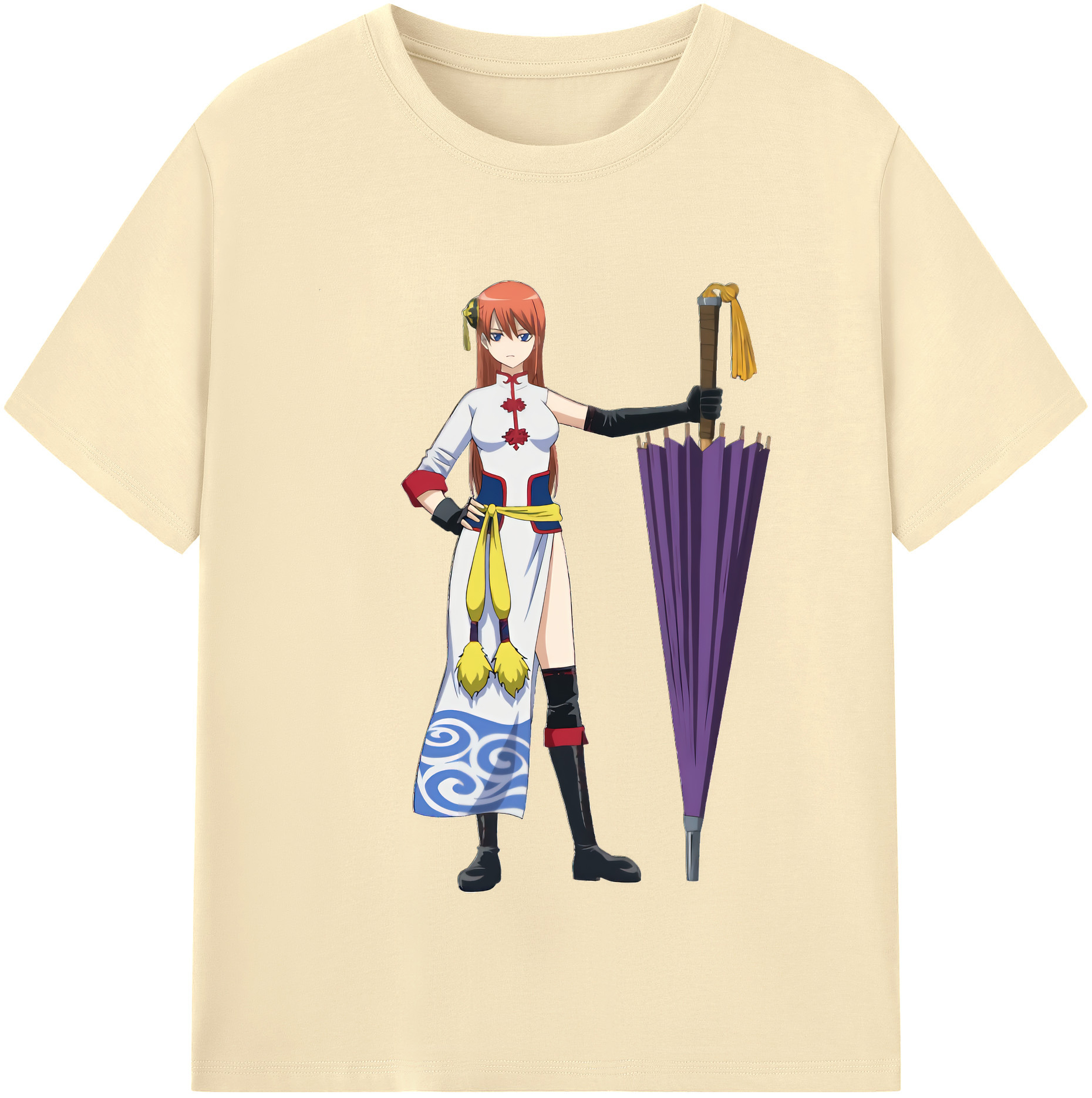 （画像用） ぎんたま 坂田銀時（さかたぎんとき） 神楽 志村新八（しむら しんぱち） GINTAMA Sakata Gintoki Kagura Shimura Shinpachi 綿100％半袖Tシャツ（フロントプリント）