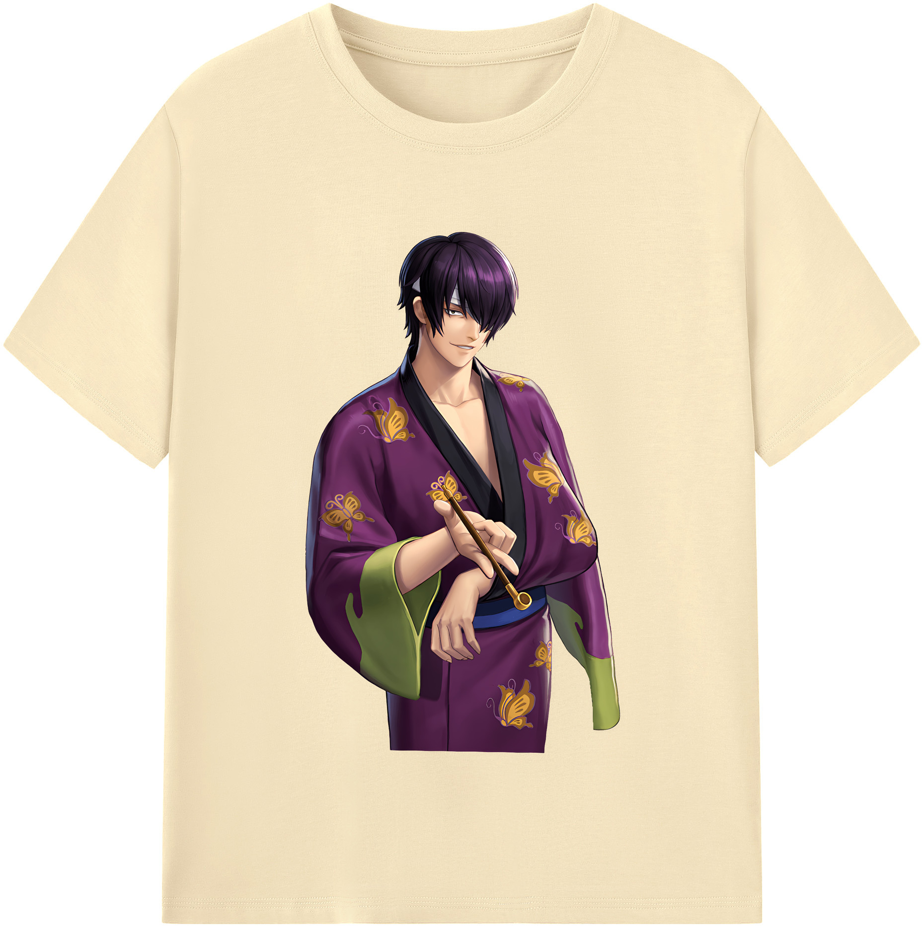 （画像用） ぎんたま 坂田銀時（さかたぎんとき） 神楽 志村新八（しむら しんぱち） GINTAMA Sakata Gintoki Kagura Shimura Shinpachi 綿100％半袖Tシャツ（フロントプリント）