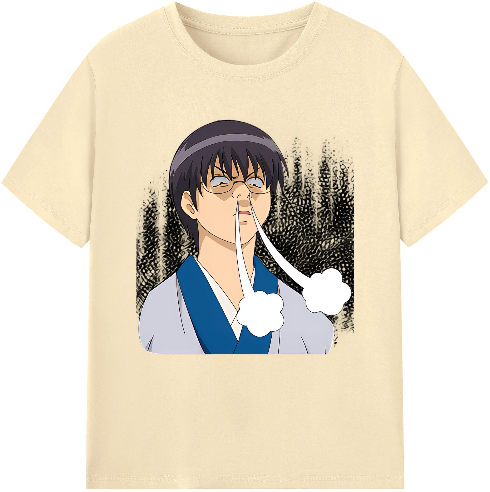 （画像用） ぎんたま 坂田銀時（さかたぎんとき） 神楽 志村新八（しむら しんぱち） GINTAMA Sakata Gintoki Kagura Shimura Shinpachi 綿100％半袖Tシャツ（フロントプリント）