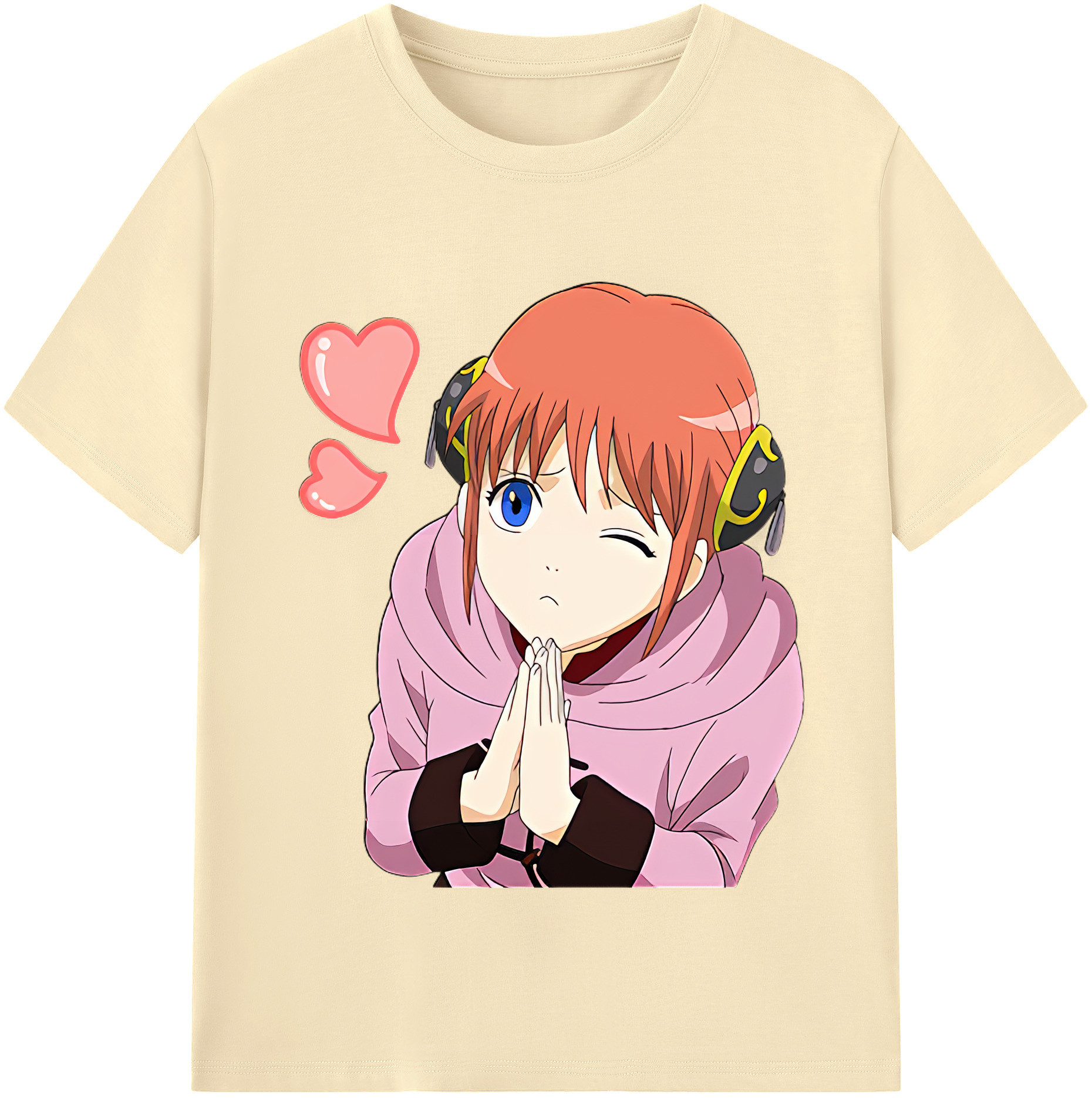 ぎんたま 坂田銀時（さかたぎんとき） 神楽 志村新八（しむら しんぱち） GINTAMA Sakata Gintoki Kagura Shimura Shinpachi 綿100％半袖Tシャツ（フロントプリント）