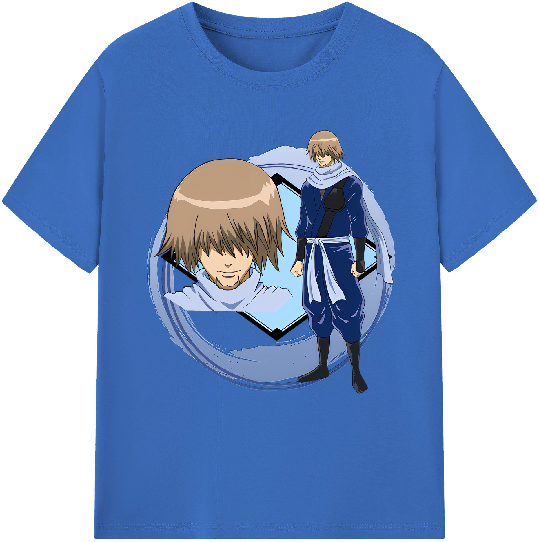 （画像用） ぎんたま 坂田銀時（さかたぎんとき） 神楽 志村新八（しむら しんぱち） GINTAMA Sakata Gintoki Kagura Shimura Shinpachi 綿100％半袖Tシャツ（フロントプリント）
