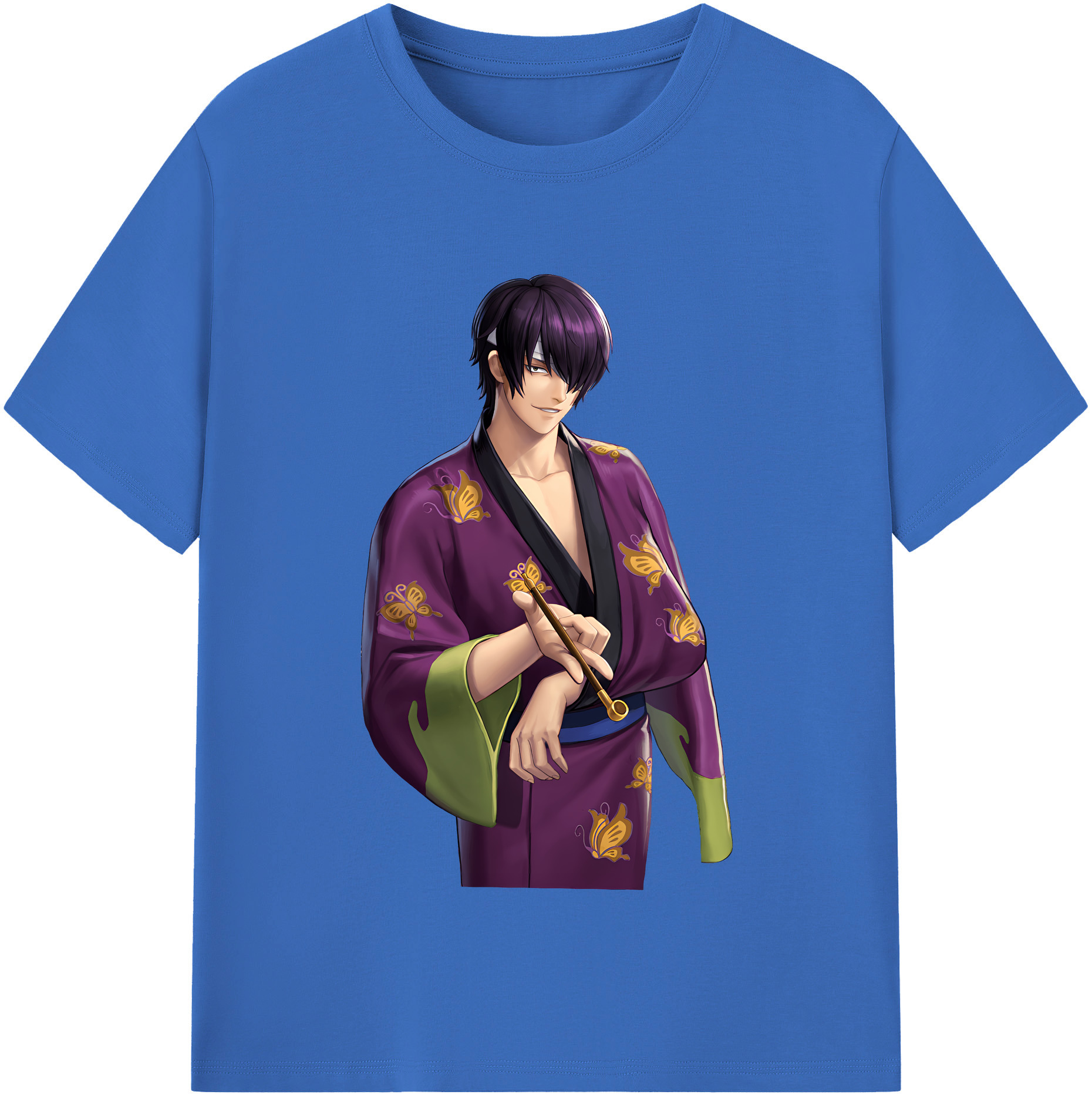 （画像用） ぎんたま 坂田銀時（さかたぎんとき） 神楽 志村新八（しむら しんぱち） GINTAMA Sakata Gintoki Kagura Shimura Shinpachi 綿100％半袖Tシャツ（フロントプリント）