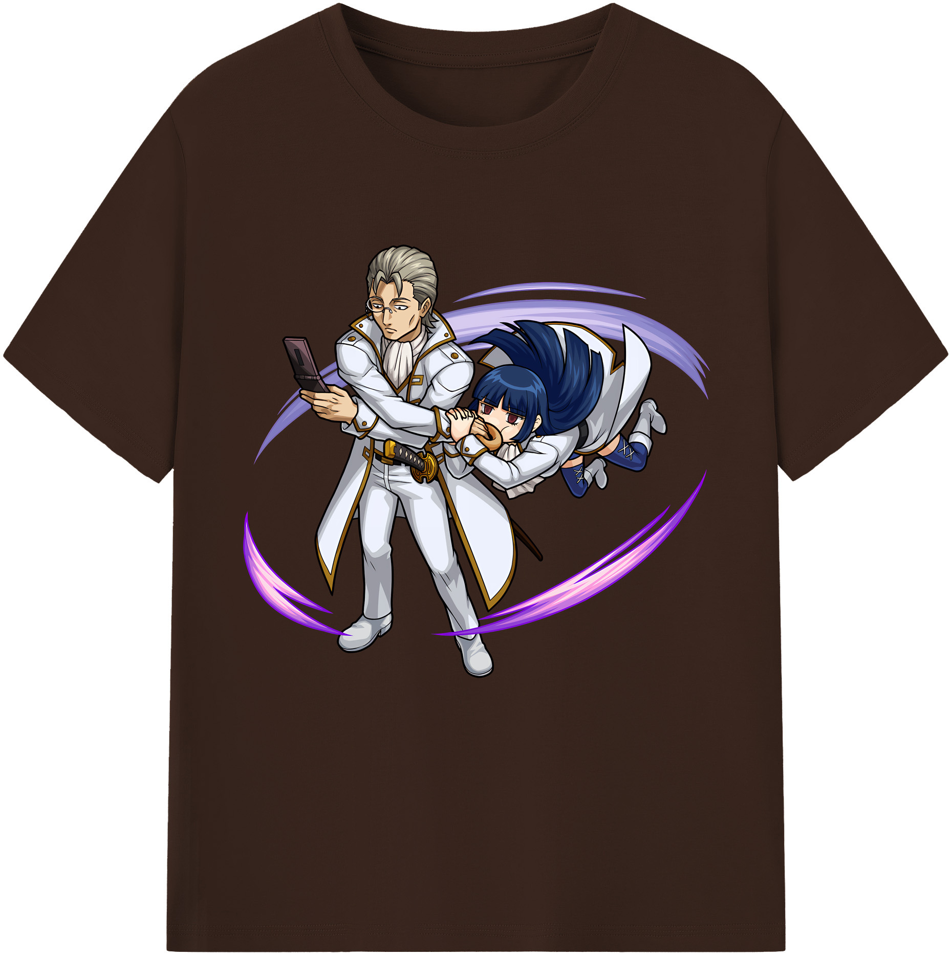 （画像用） ぎんたま 坂田銀時（さかたぎんとき） 神楽 志村新八（しむら しんぱち） GINTAMA Sakata Gintoki Kagura Shimura Shinpachi 綿100％半袖Tシャツ（フロントプリント）
