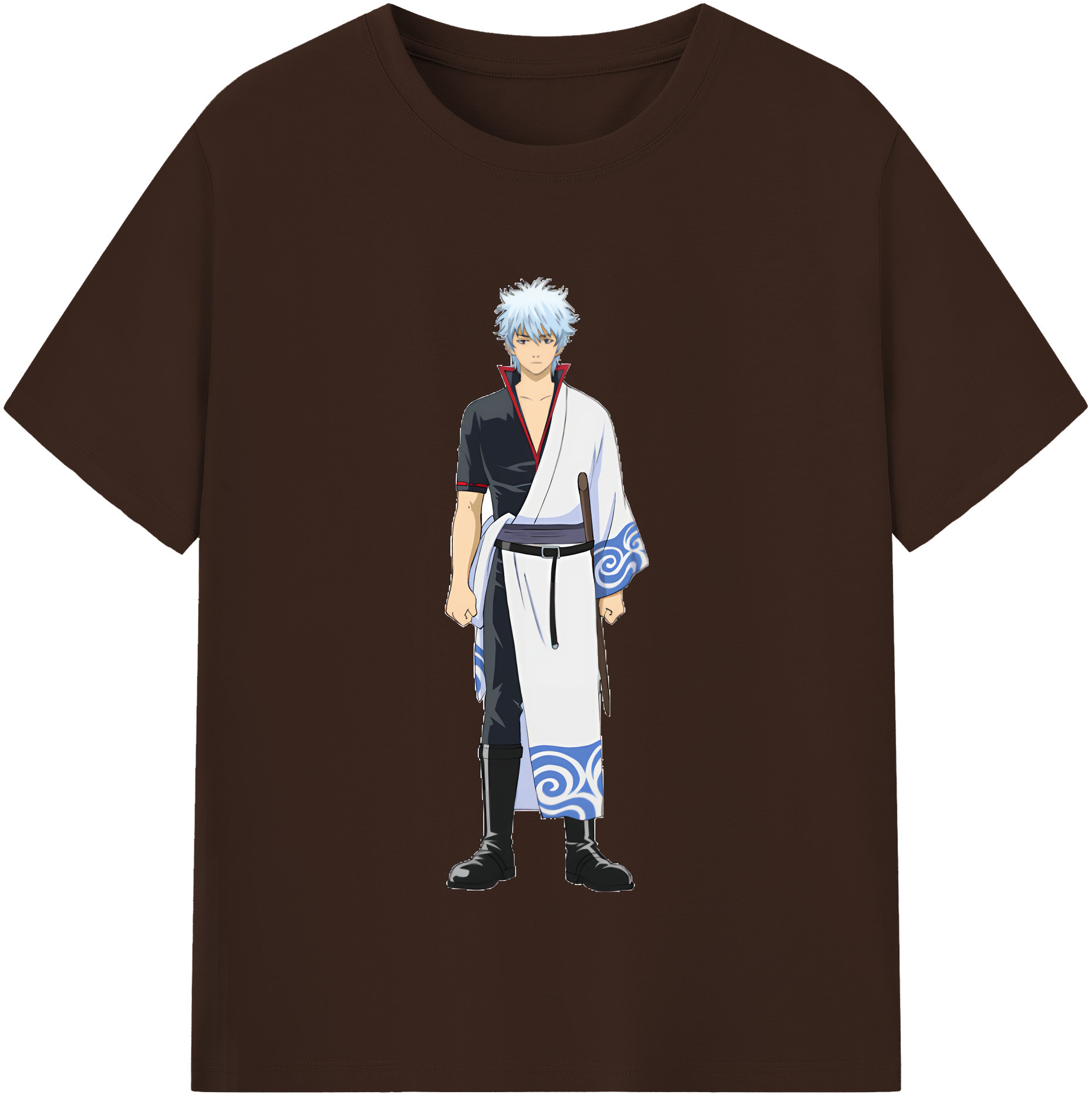 （画像用） ぎんたま 坂田銀時（さかたぎんとき） 神楽 志村新八（しむら しんぱち） GINTAMA Sakata Gintoki Kagura Shimura Shinpachi 綿100％半袖Tシャツ（フロントプリント）
