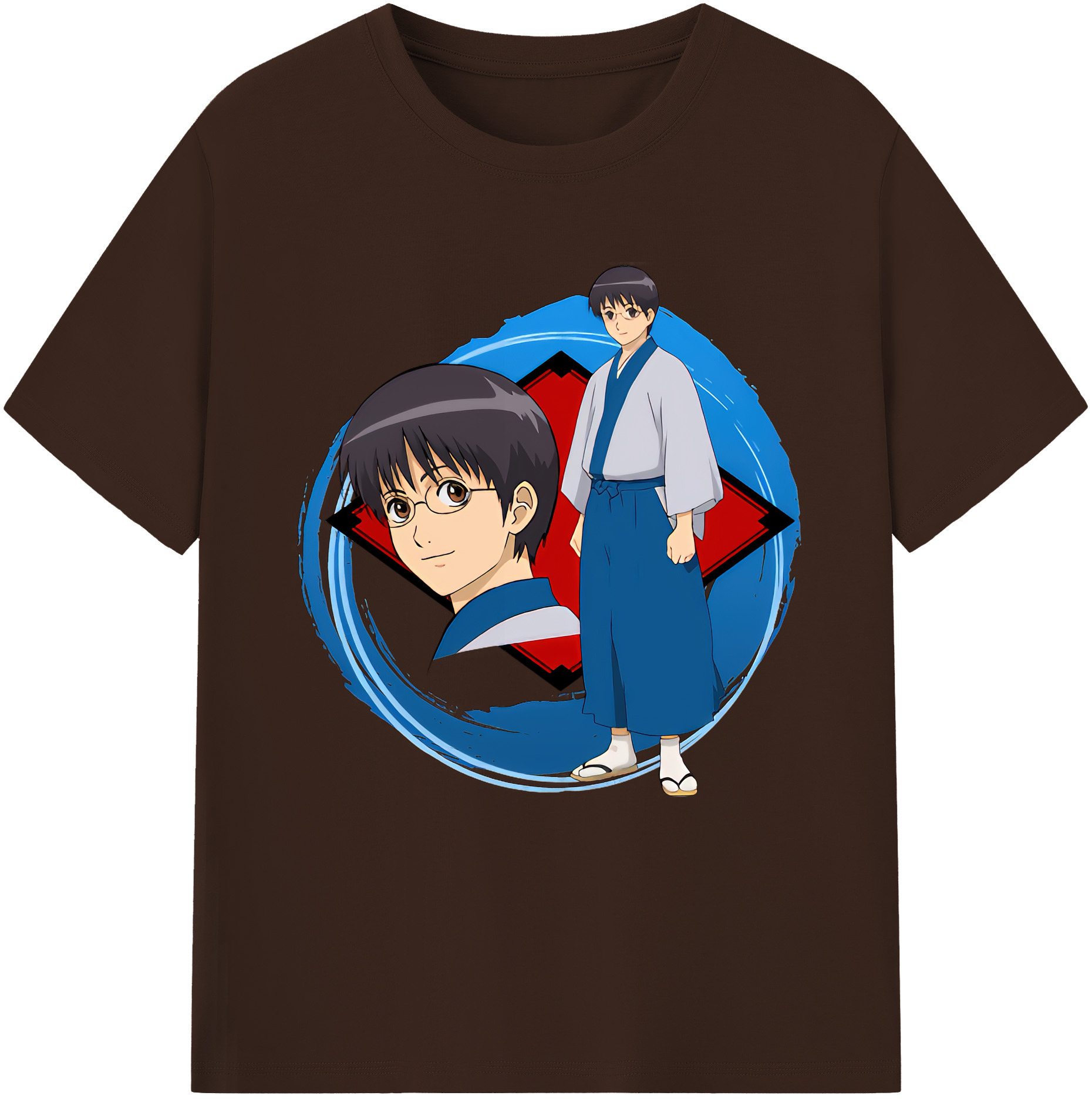 （画像用） ぎんたま 坂田銀時（さかたぎんとき） 神楽 志村新八（しむら しんぱち） GINTAMA Sakata Gintoki Kagura Shimura Shinpachi 綿100％半袖Tシャツ（フロントプリント）