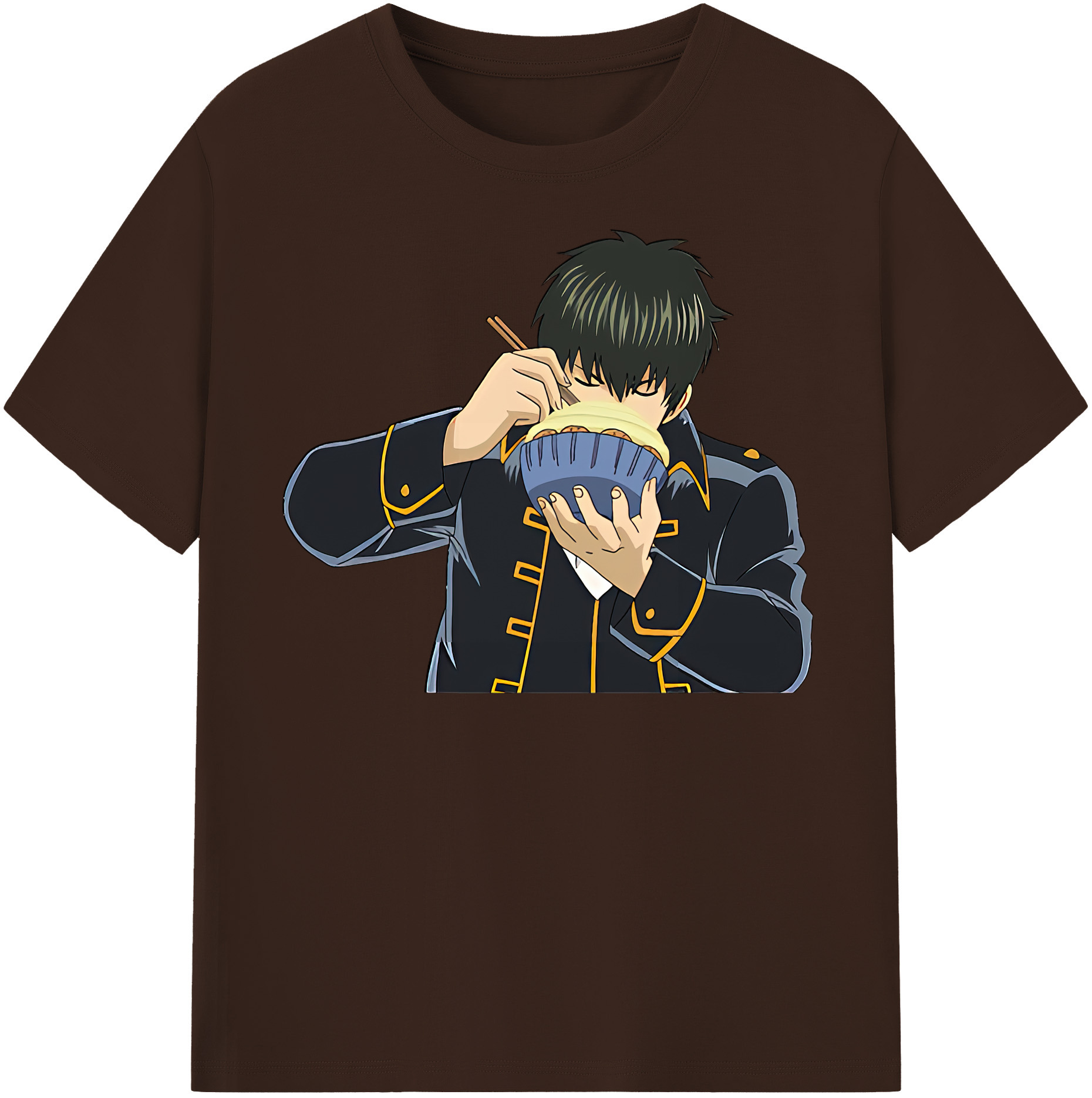 （画像用） ぎんたま 坂田銀時（さかたぎんとき） 神楽 志村新八（しむら しんぱち） GINTAMA Sakata Gintoki Kagura Shimura Shinpachi 綿100％半袖Tシャツ（フロントプリント）