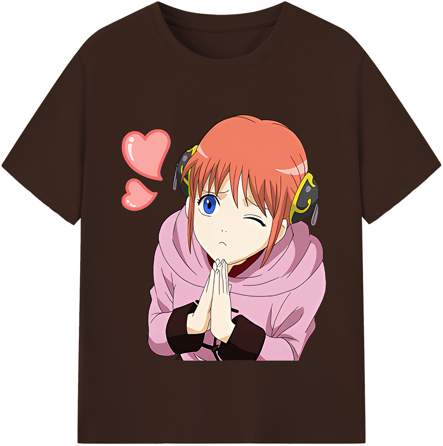 ぎんたま 坂田銀時（さかたぎんとき） 神楽 志村新八（しむら しんぱち） GINTAMA Sakata Gintoki Kagura Shimura Shinpachi 綿100％半袖Tシャツ（フロントプリント）
