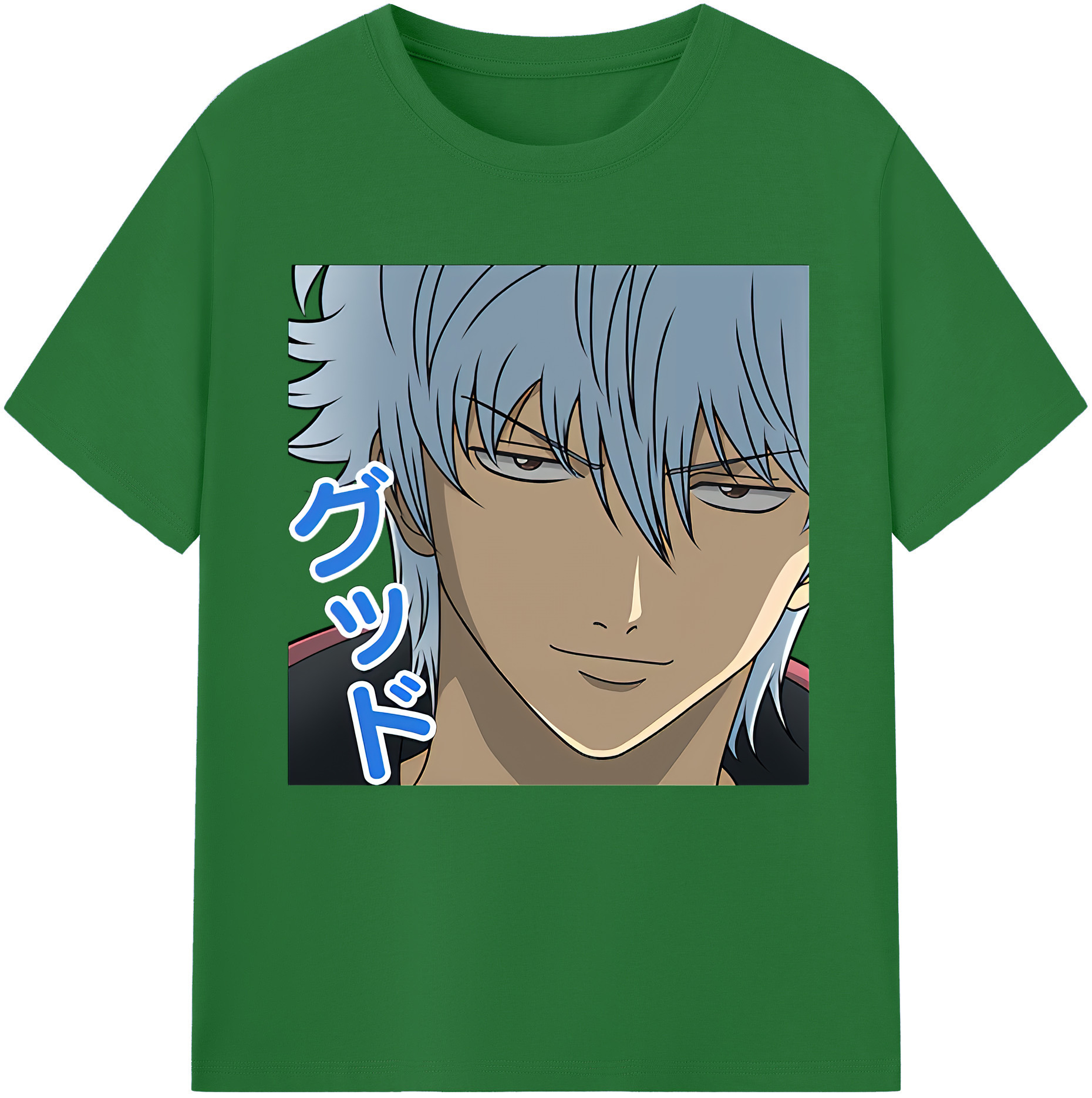 （画像用） ぎんたま 坂田銀時（さかたぎんとき） 神楽 志村新八（しむら しんぱち） GINTAMA Sakata Gintoki Kagura Shimura Shinpachi 綿100％半袖Tシャツ（フロントプリント）