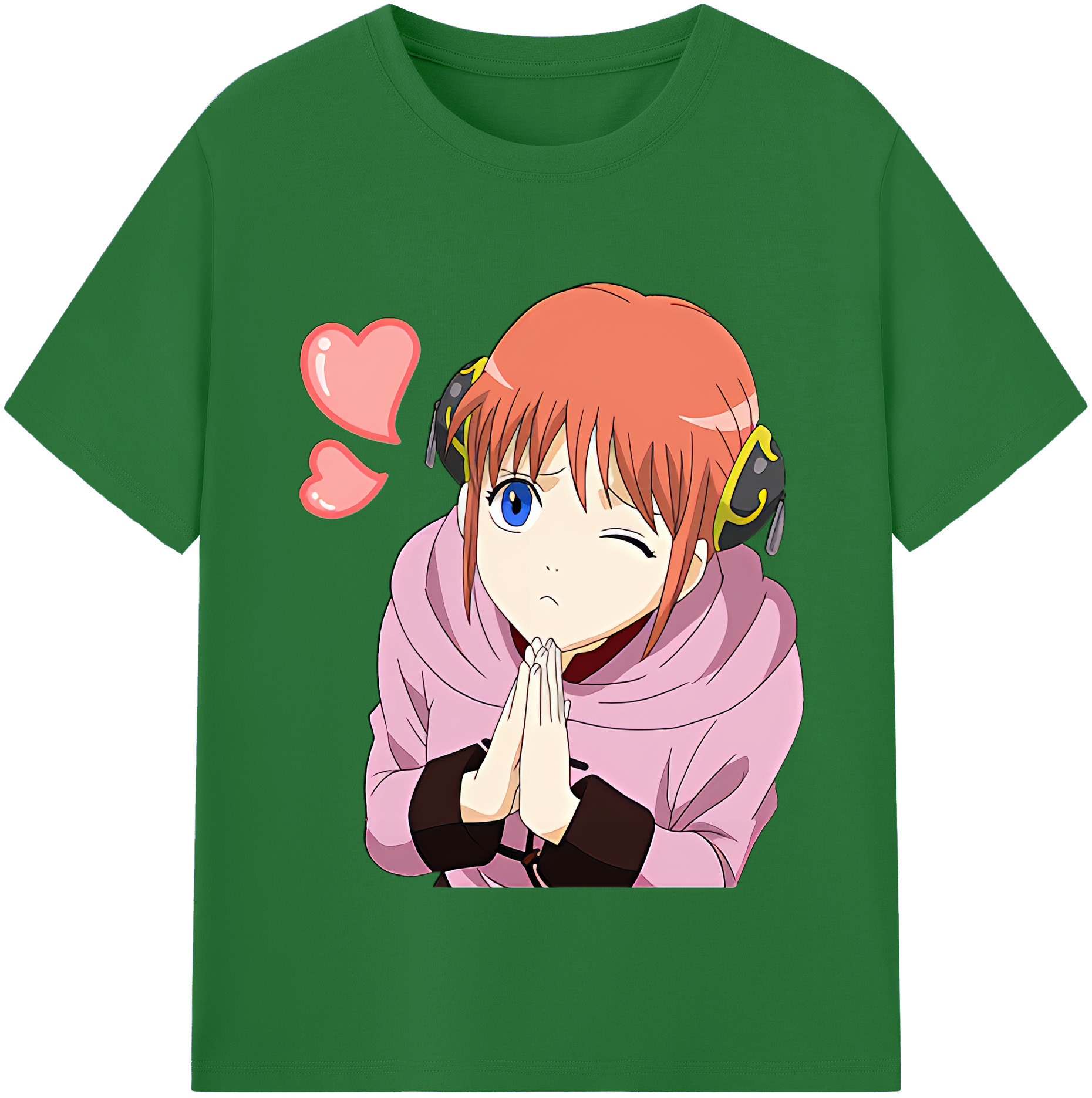 ぎんたま 坂田銀時（さかたぎんとき） 神楽 志村新八（しむら しんぱち） GINTAMA Sakata Gintoki Kagura Shimura Shinpachi 綿100％半袖Tシャツ（フロントプリント）