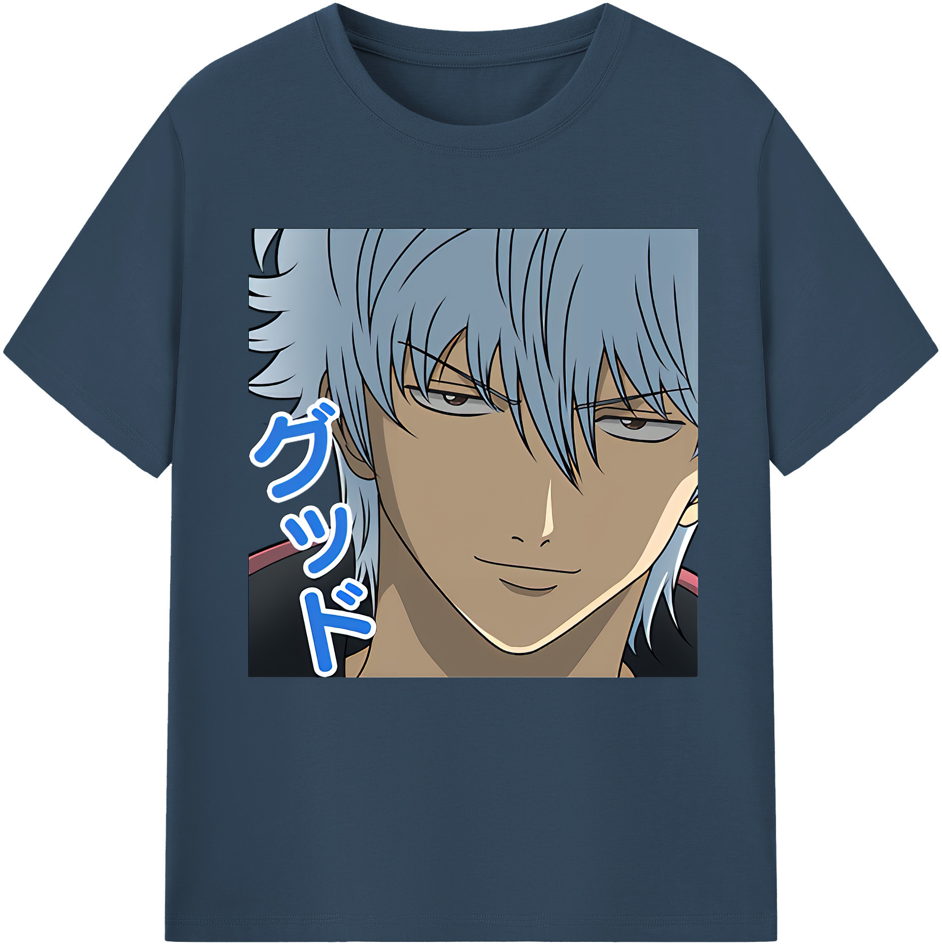 （画像用） ぎんたま 坂田銀時（さかたぎんとき） 神楽 志村新八（しむら しんぱち） GINTAMA Sakata Gintoki Kagura Shimura Shinpachi 綿100％半袖Tシャツ（フロントプリント）