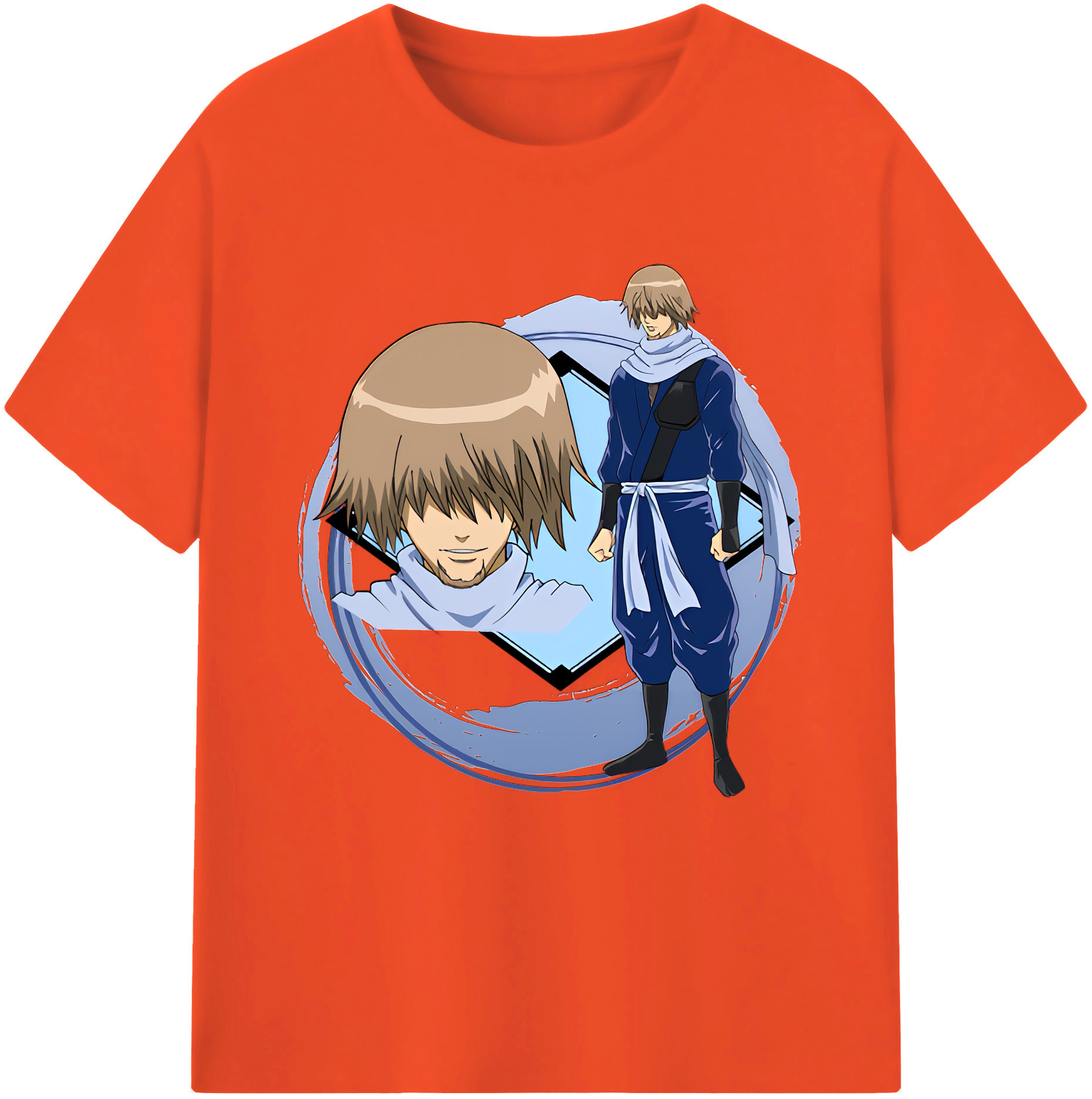 （画像用） ぎんたま 坂田銀時（さかたぎんとき） 神楽 志村新八（しむら しんぱち） GINTAMA Sakata Gintoki Kagura Shimura Shinpachi 綿100％半袖Tシャツ（フロントプリント）