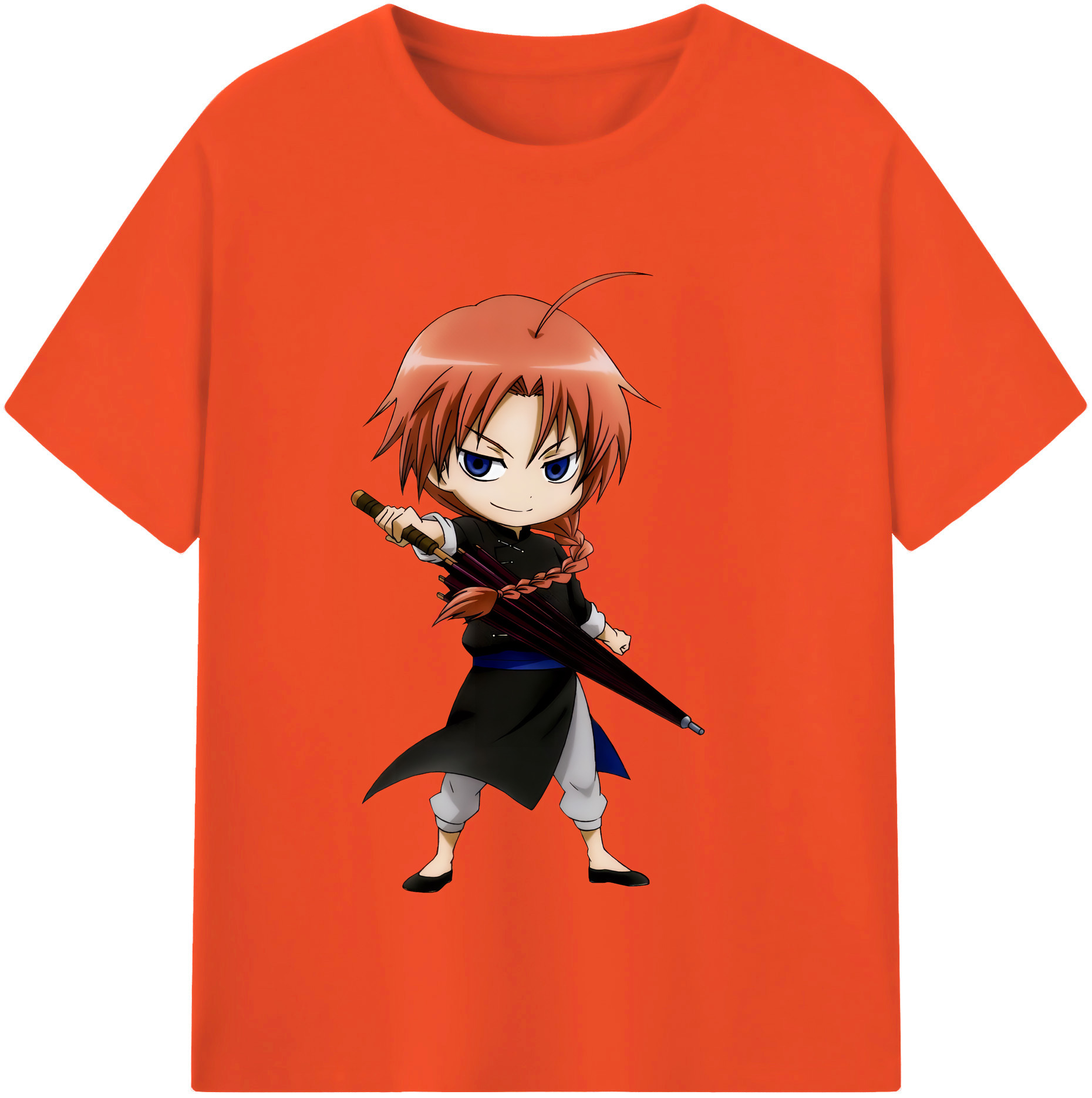 （画像用） ぎんたま 坂田銀時（さかたぎんとき） 神楽 志村新八（しむら しんぱち） GINTAMA Sakata Gintoki Kagura Shimura Shinpachi 綿100％半袖Tシャツ（フロントプリント）
