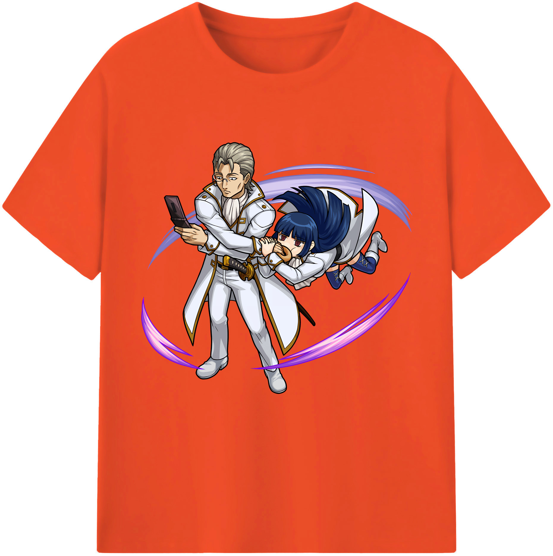 （画像用） ぎんたま 坂田銀時（さかたぎんとき） 神楽 志村新八（しむら しんぱち） GINTAMA Sakata Gintoki Kagura Shimura Shinpachi 綿100％半袖Tシャツ（フロントプリント）