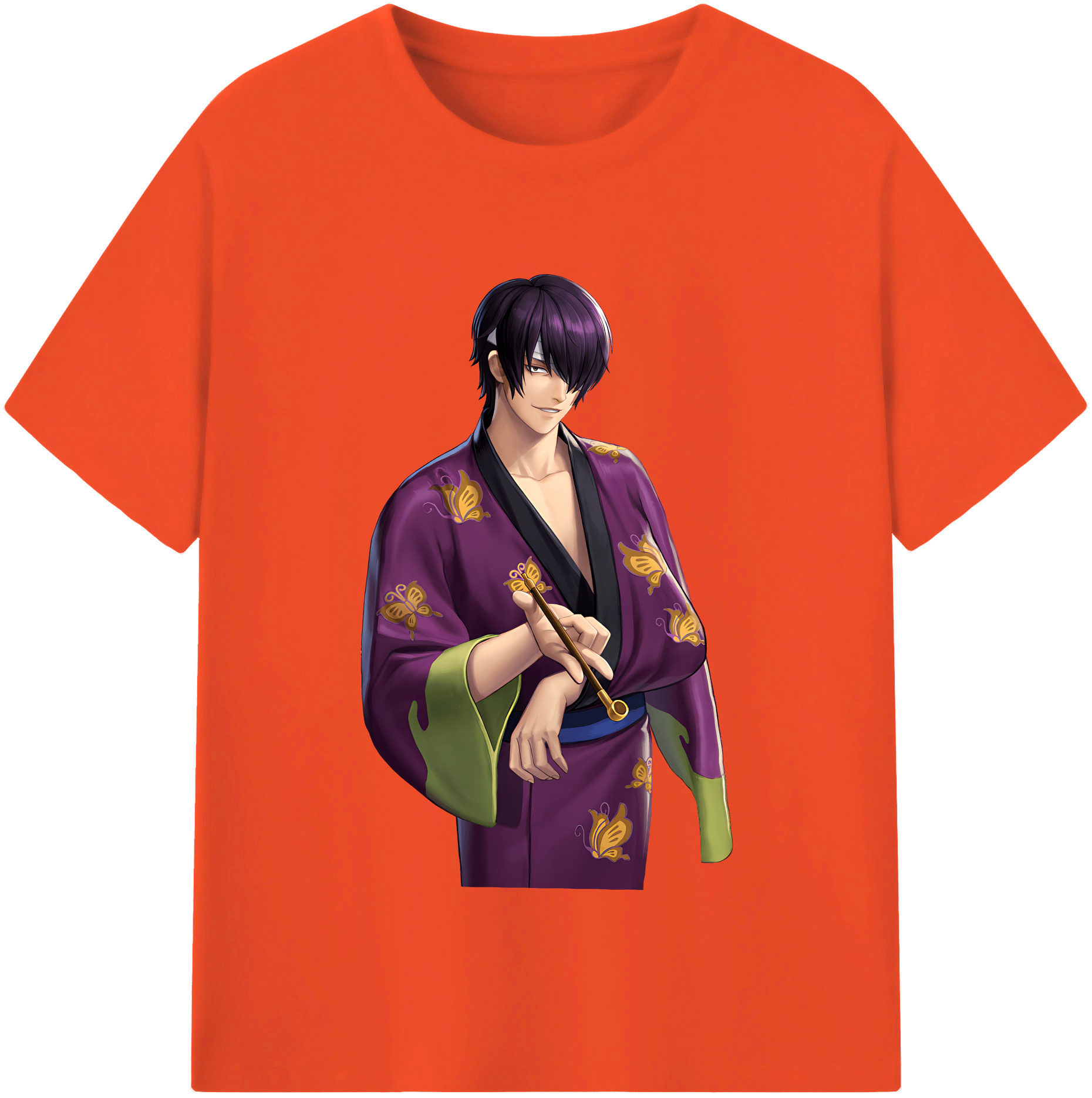 （画像用） ぎんたま 坂田銀時（さかたぎんとき） 神楽 志村新八（しむら しんぱち） GINTAMA Sakata Gintoki Kagura Shimura Shinpachi 綿100％半袖Tシャツ（フロントプリント）