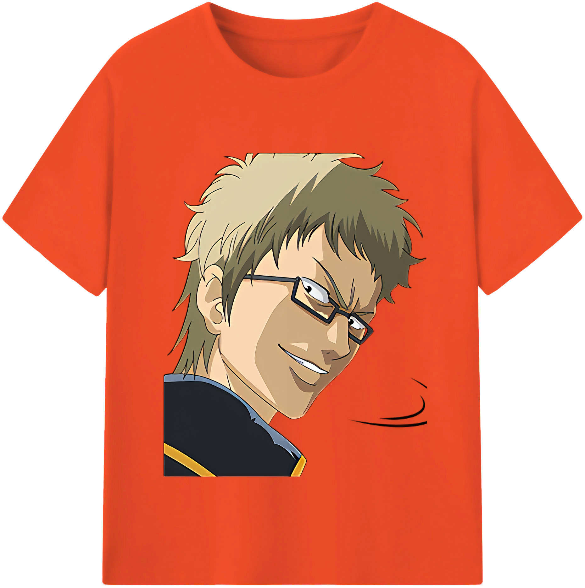 （画像用） ぎんたま 坂田銀時（さかたぎんとき） 神楽 志村新八（しむら しんぱち） GINTAMA Sakata Gintoki Kagura Shimura Shinpachi 綿100％半袖Tシャツ（フロントプリント）