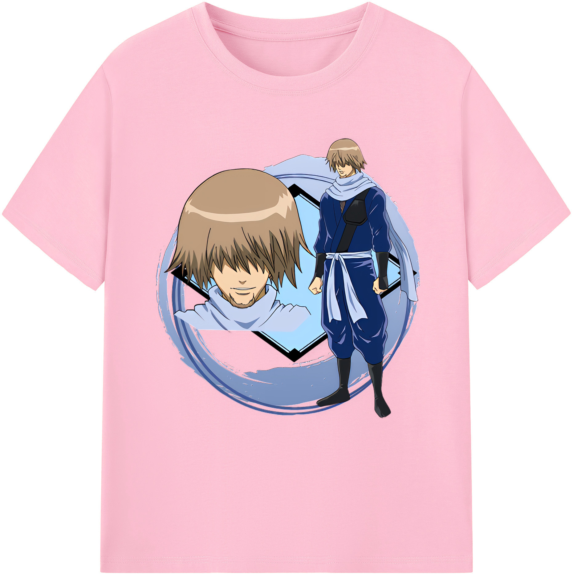 （画像用） ぎんたま 坂田銀時（さかたぎんとき） 神楽 志村新八（しむら しんぱち） GINTAMA Sakata Gintoki Kagura Shimura Shinpachi 綿100％半袖Tシャツ（フロントプリント）