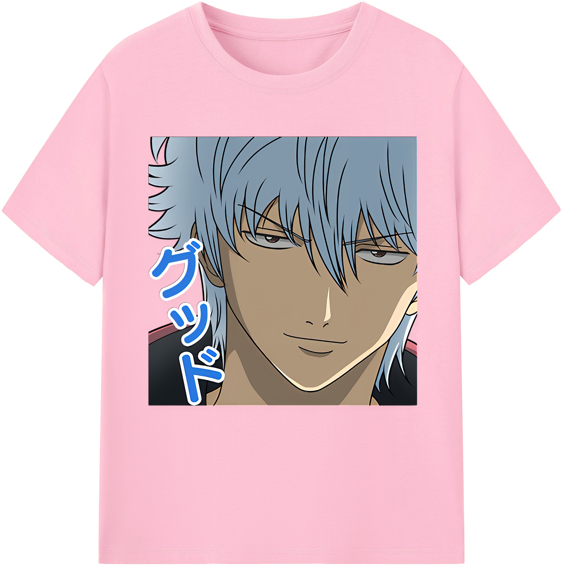 （画像用） ぎんたま 坂田銀時（さかたぎんとき） 神楽 志村新八（しむら しんぱち） GINTAMA Sakata Gintoki Kagura Shimura Shinpachi 綿100％半袖Tシャツ（フロントプリント）