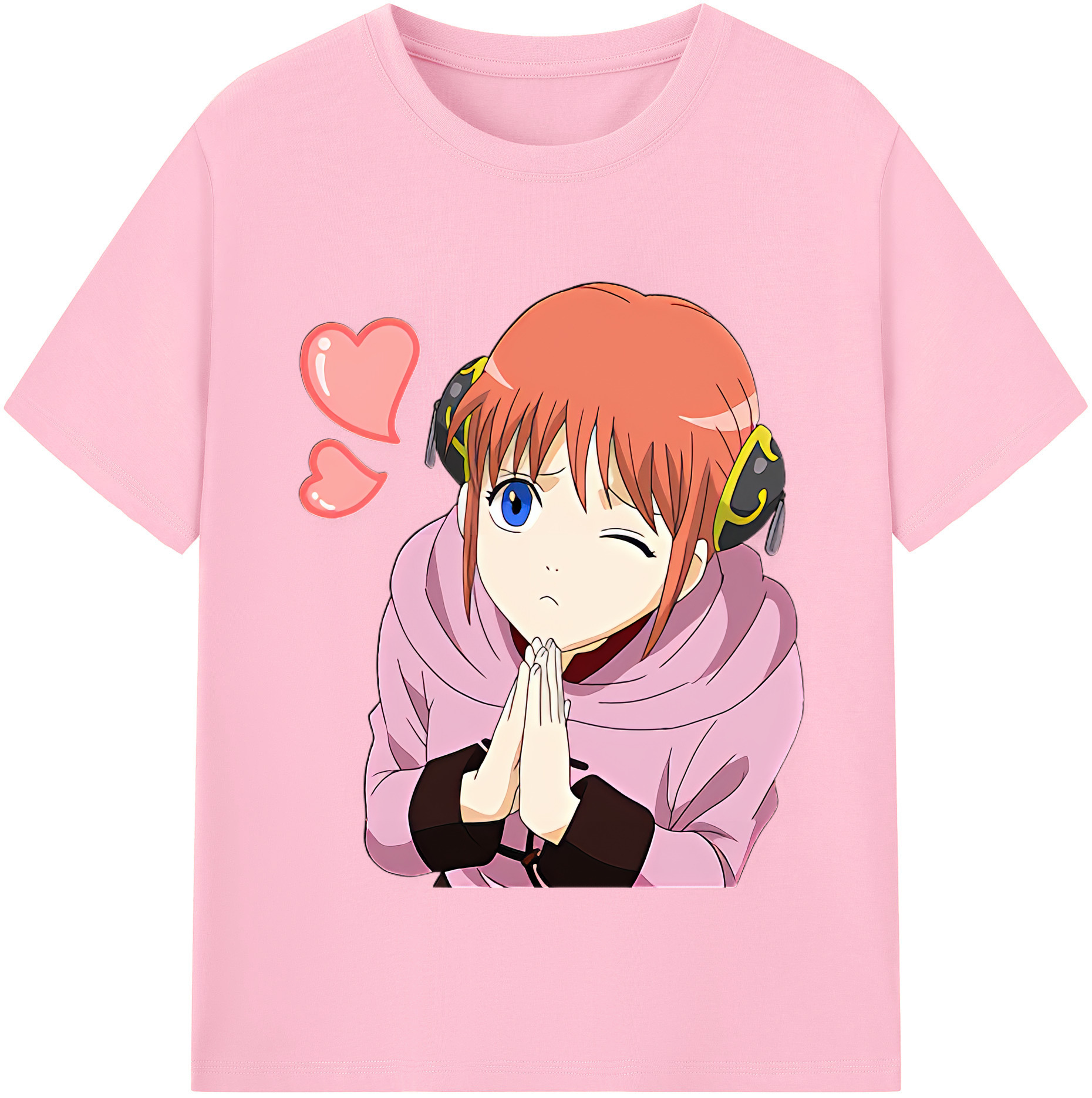 ぎんたま 坂田銀時（さかたぎんとき） 神楽 志村新八（しむら しんぱち） GINTAMA Sakata Gintoki Kagura Shimura Shinpachi 綿100％半袖Tシャツ（フロントプリント）