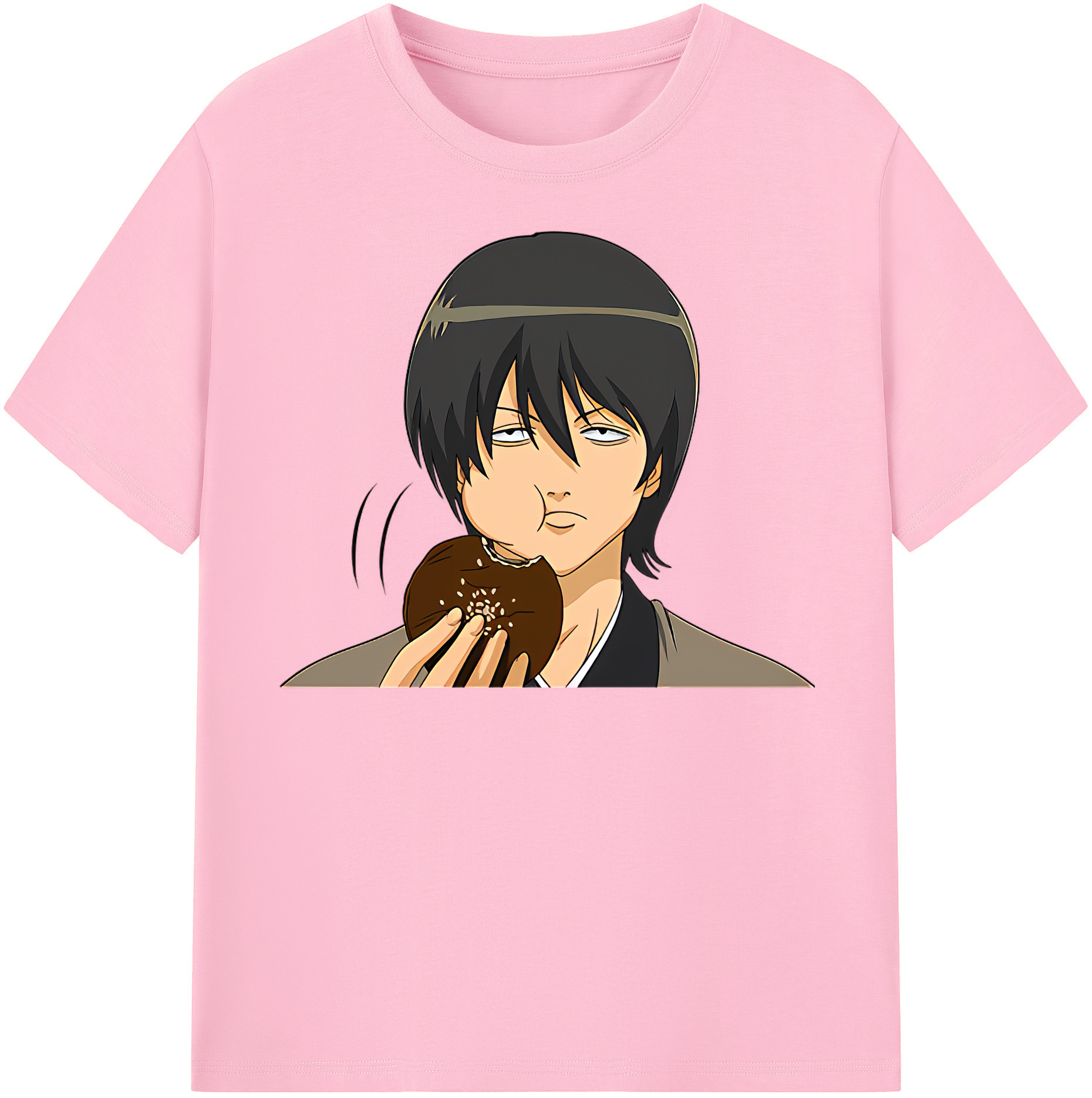 （画像用） ぎんたま 坂田銀時（さかたぎんとき） 神楽 志村新八（しむら しんぱち） GINTAMA Sakata Gintoki Kagura Shimura Shinpachi 綿100％半袖Tシャツ（フロントプリント）