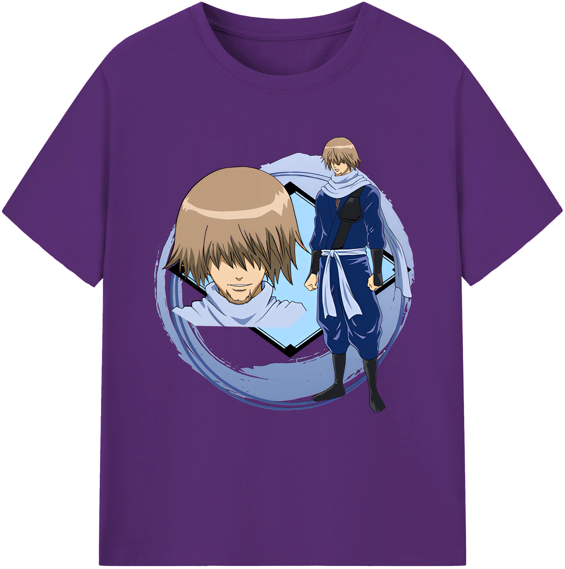（画像用） ぎんたま 坂田銀時（さかたぎんとき） 神楽 志村新八（しむら しんぱち） GINTAMA Sakata Gintoki Kagura Shimura Shinpachi 綿100％半袖Tシャツ（フロントプリント）