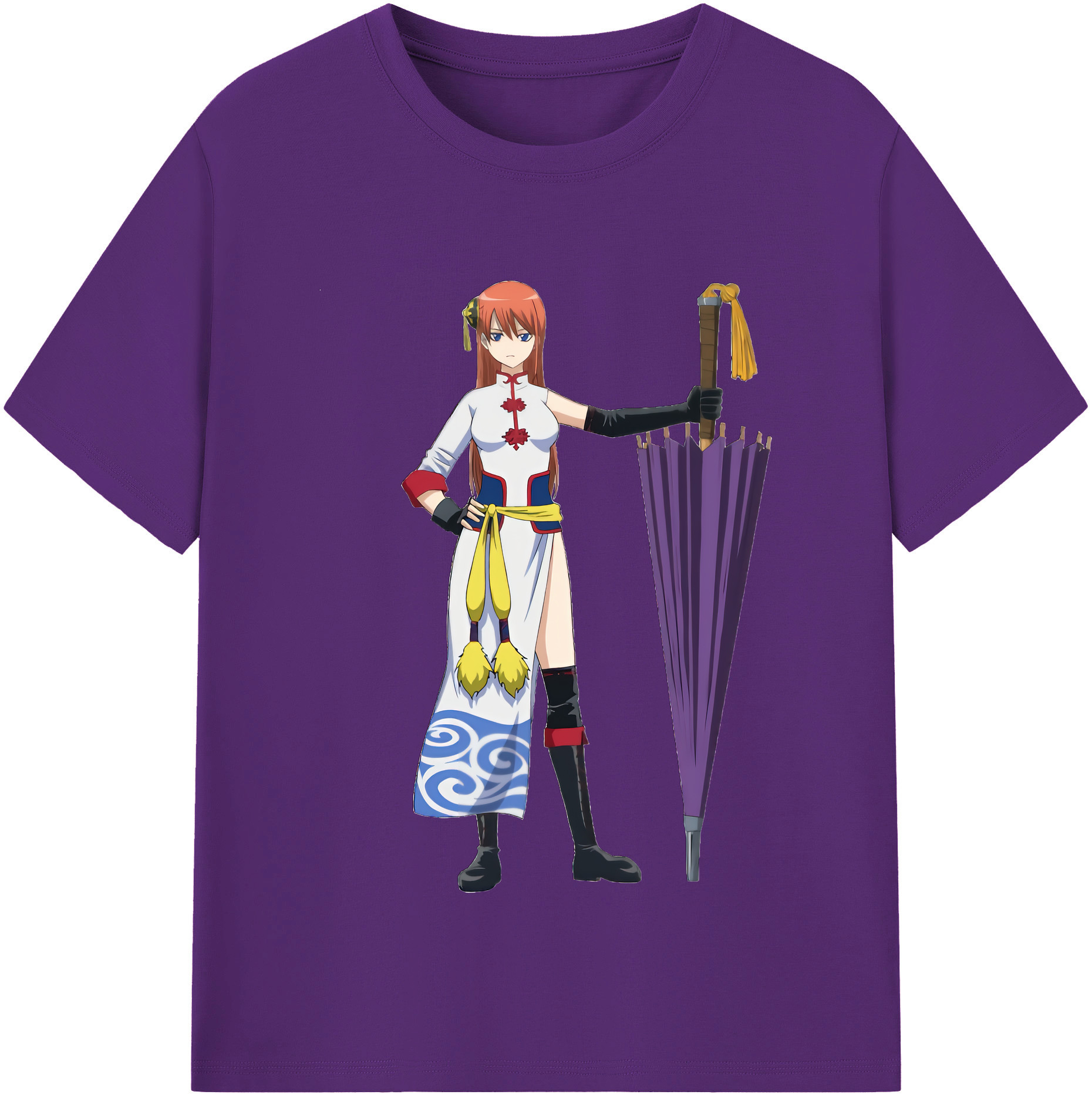 （画像用） ぎんたま 坂田銀時（さかたぎんとき） 神楽 志村新八（しむら しんぱち） GINTAMA Sakata Gintoki Kagura Shimura Shinpachi 綿100％半袖Tシャツ（フロントプリント）