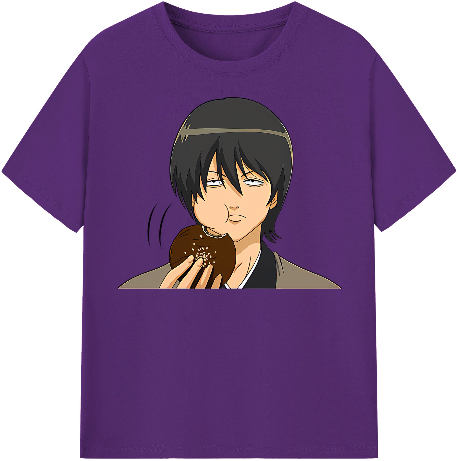 （画像用） ぎんたま 坂田銀時（さかたぎんとき） 神楽 志村新八（しむら しんぱち） GINTAMA Sakata Gintoki Kagura Shimura Shinpachi 綿100％半袖Tシャツ（フロントプリント）