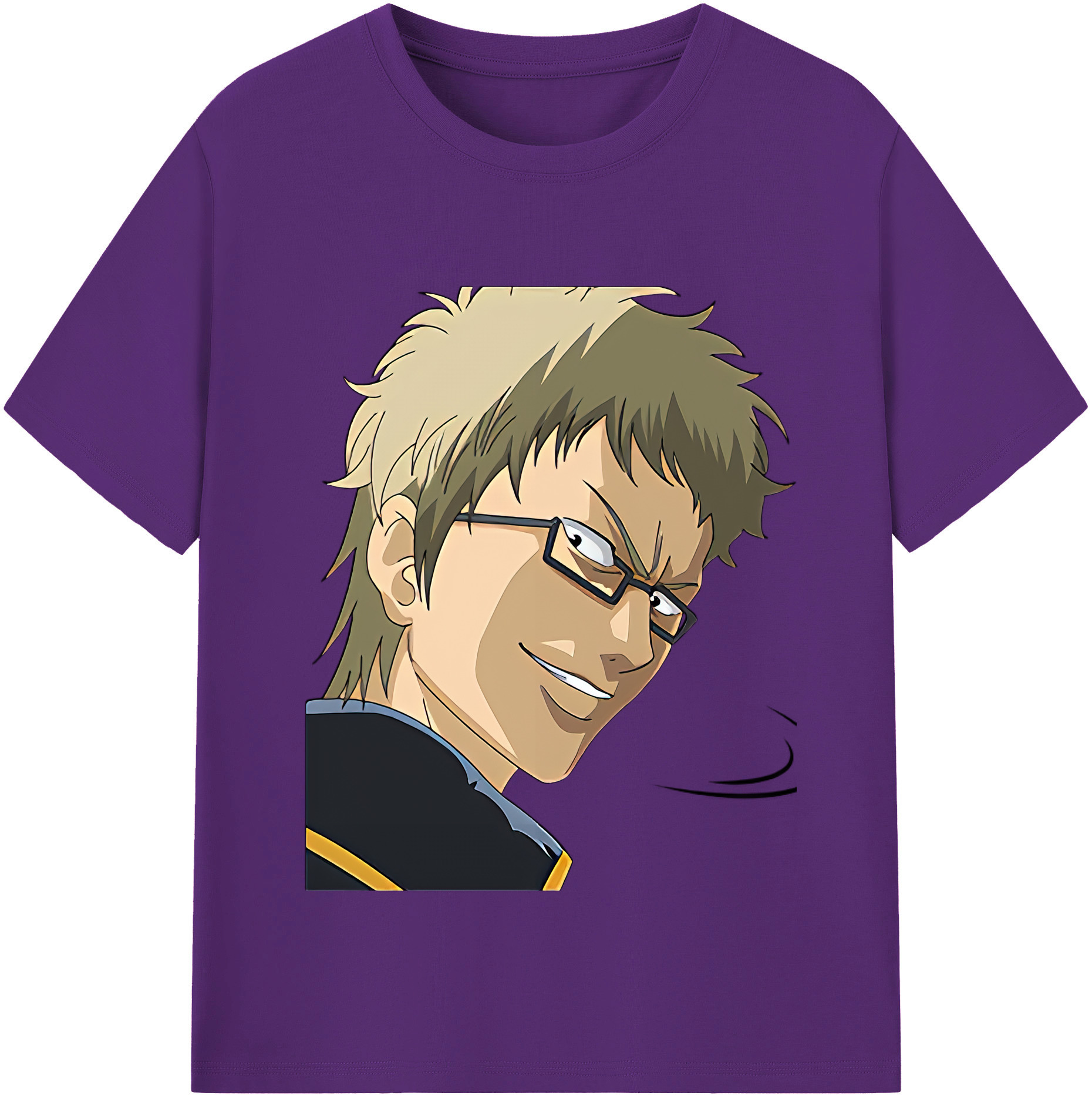 （画像用） ぎんたま 坂田銀時（さかたぎんとき） 神楽 志村新八（しむら しんぱち） GINTAMA Sakata Gintoki Kagura Shimura Shinpachi 綿100％半袖Tシャツ（フロントプリント）