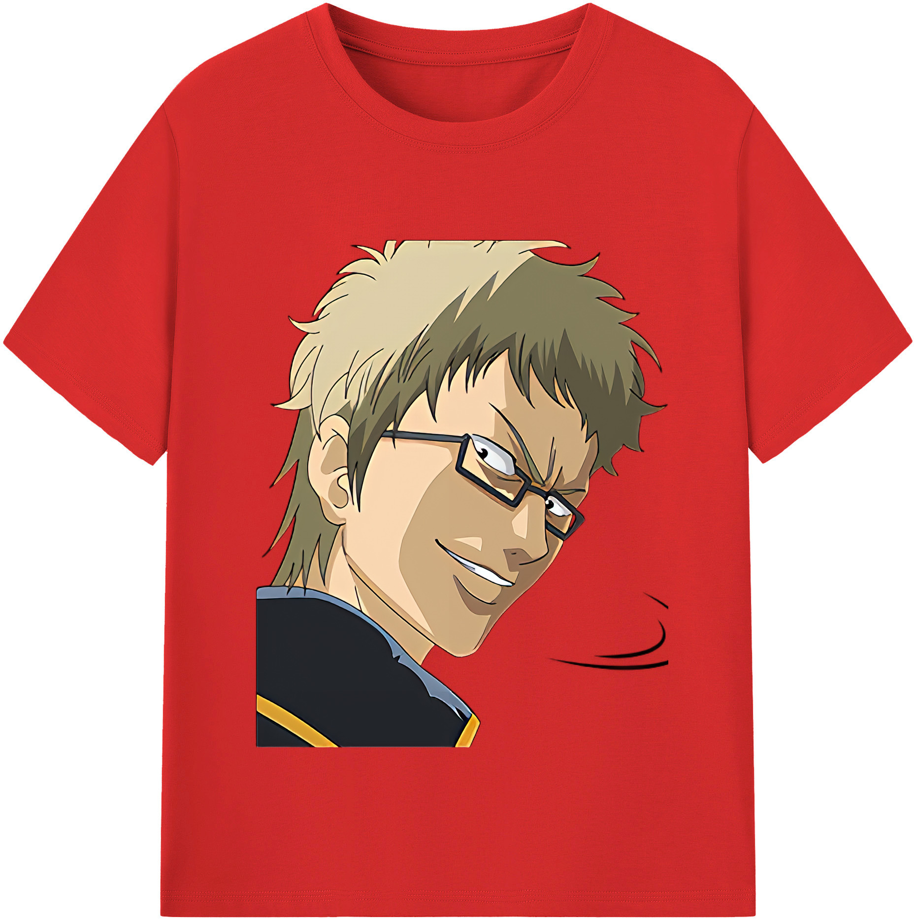 （画像用） ぎんたま 坂田銀時（さかたぎんとき） 神楽 志村新八（しむら しんぱち） GINTAMA Sakata Gintoki Kagura Shimura Shinpachi 綿100％半袖Tシャツ（フロントプリント）