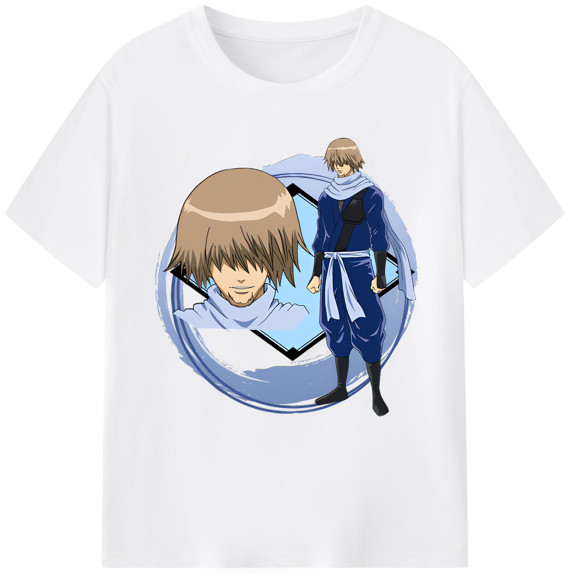 （画像用） ぎんたま 坂田銀時（さかたぎんとき） 神楽 志村新八（しむら しんぱち） GINTAMA Sakata Gintoki Kagura Shimura Shinpachi 綿100％半袖Tシャツ（フロントプリント）