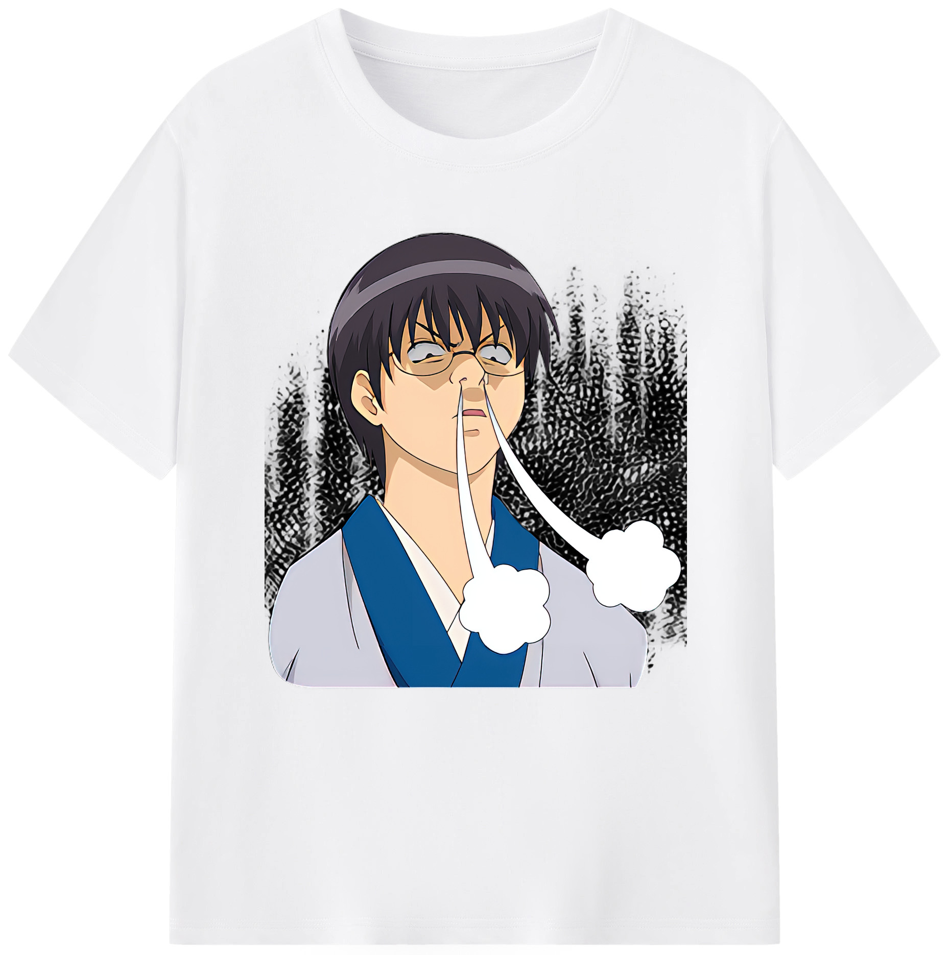 （画像用） ぎんたま 坂田銀時（さかたぎんとき） 神楽 志村新八（しむら しんぱち） GINTAMA Sakata Gintoki Kagura Shimura Shinpachi 綿100％半袖Tシャツ（フロントプリント）