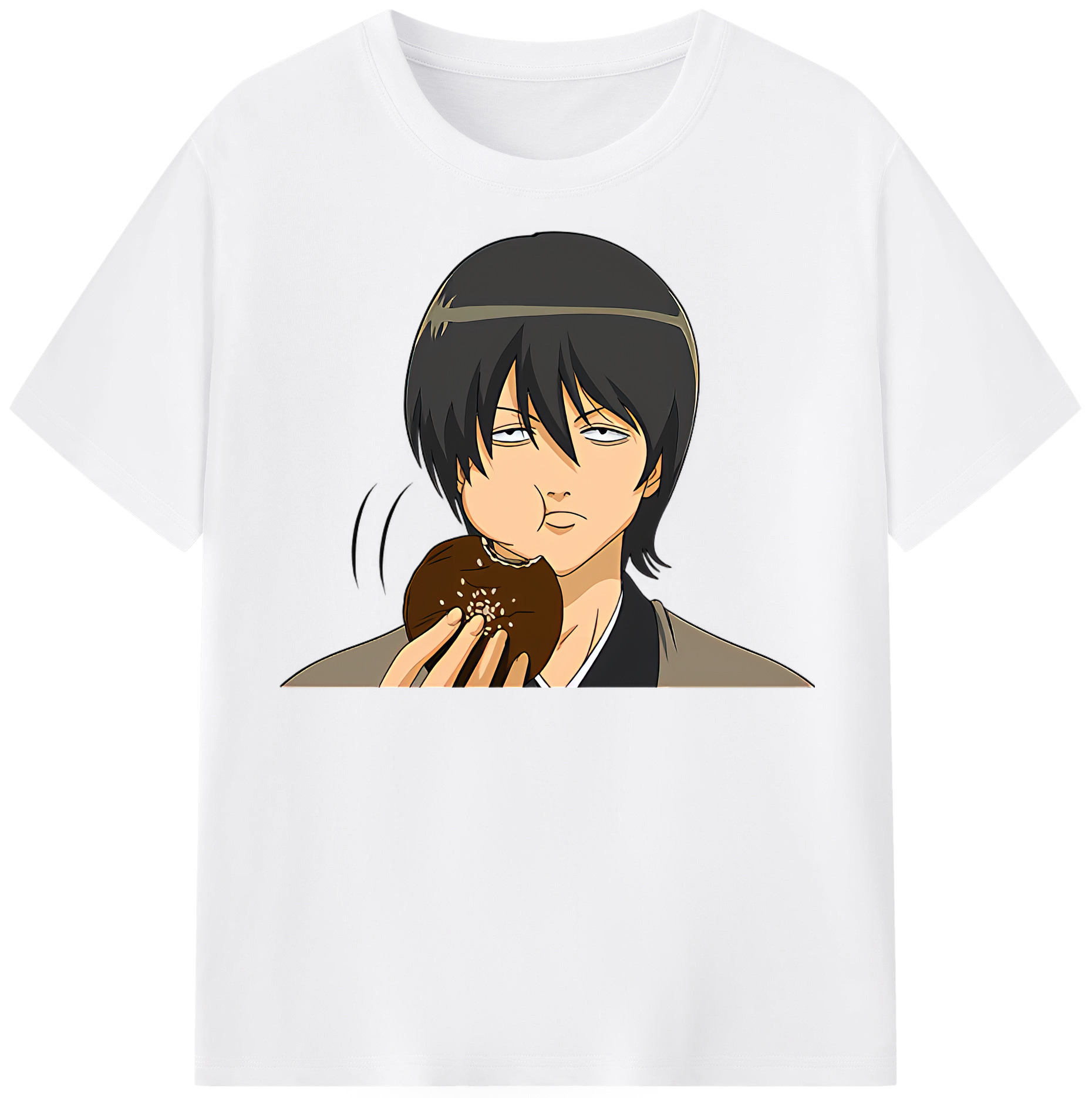 （画像用） ぎんたま 坂田銀時（さかたぎんとき） 神楽 志村新八（しむら しんぱち） GINTAMA Sakata Gintoki Kagura Shimura Shinpachi 綿100％半袖Tシャツ（フロントプリント）