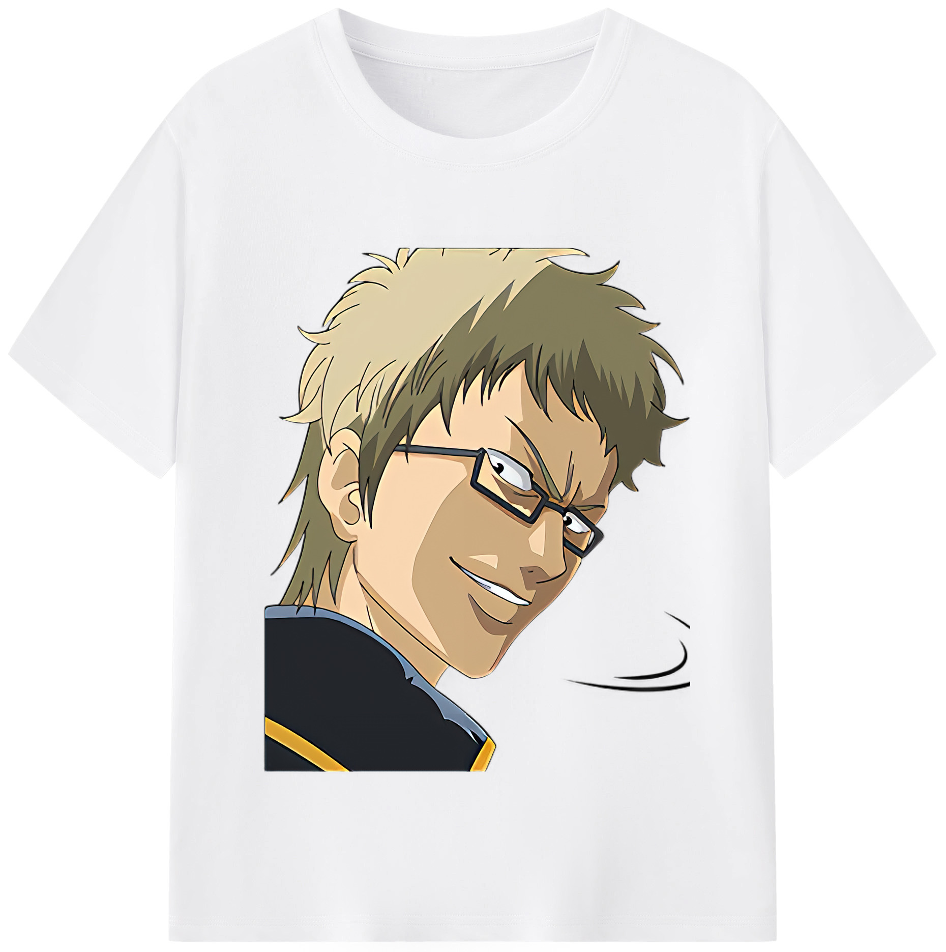 （画像用） ぎんたま 坂田銀時（さかたぎんとき） 神楽 志村新八（しむら しんぱち） GINTAMA Sakata Gintoki Kagura Shimura Shinpachi 綿100％半袖Tシャツ（フロントプリント）