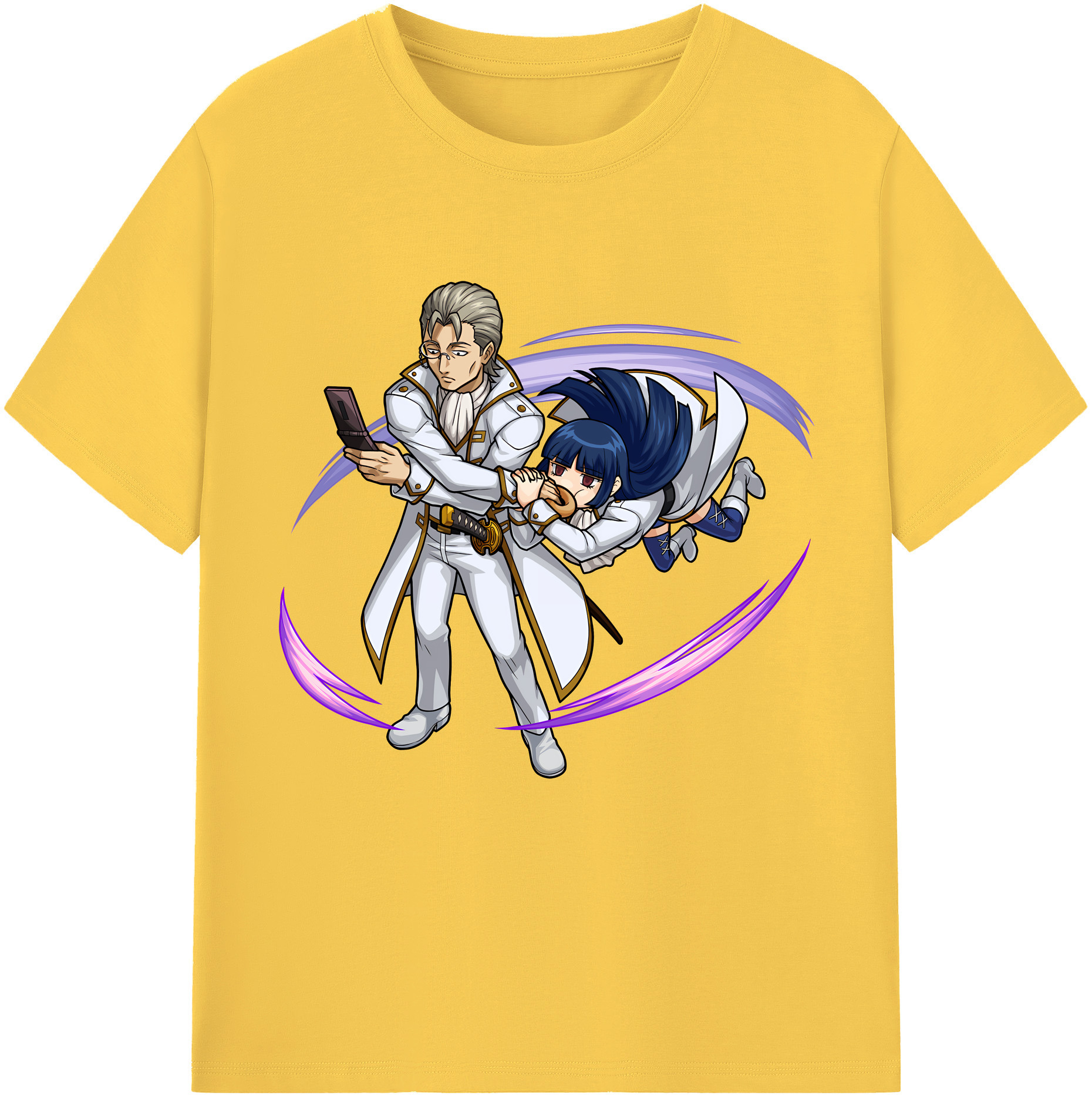 （画像用） ぎんたま 坂田銀時（さかたぎんとき） 神楽 志村新八（しむら しんぱち） GINTAMA Sakata Gintoki Kagura Shimura Shinpachi 綿100％半袖Tシャツ（フロントプリント）