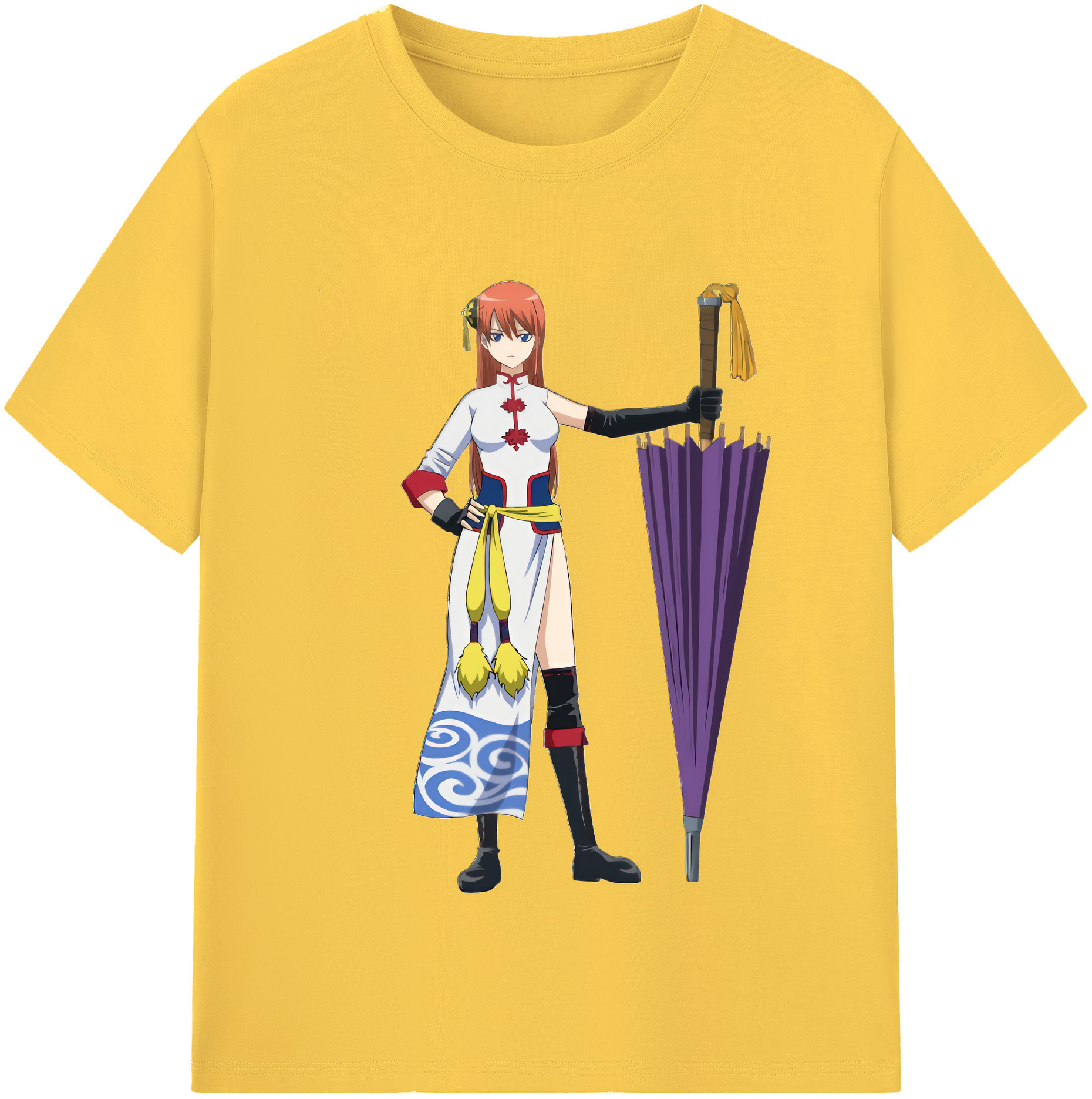 （画像用） ぎんたま 坂田銀時（さかたぎんとき） 神楽 志村新八（しむら しんぱち） GINTAMA Sakata Gintoki Kagura Shimura Shinpachi 綿100％半袖Tシャツ（フロントプリント）