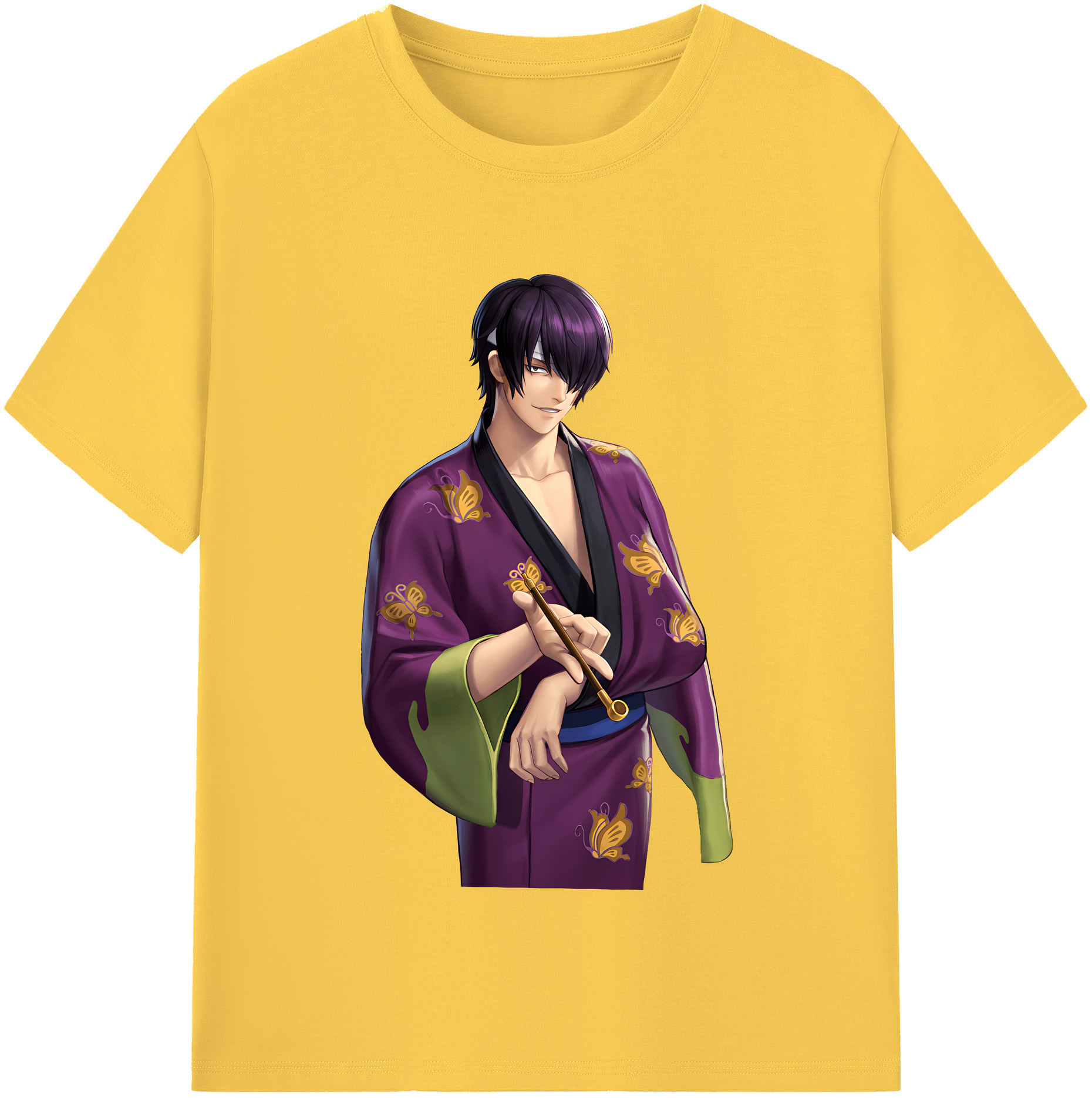 （画像用） ぎんたま 坂田銀時（さかたぎんとき） 神楽 志村新八（しむら しんぱち） GINTAMA Sakata Gintoki Kagura Shimura Shinpachi 綿100％半袖Tシャツ（フロントプリント）