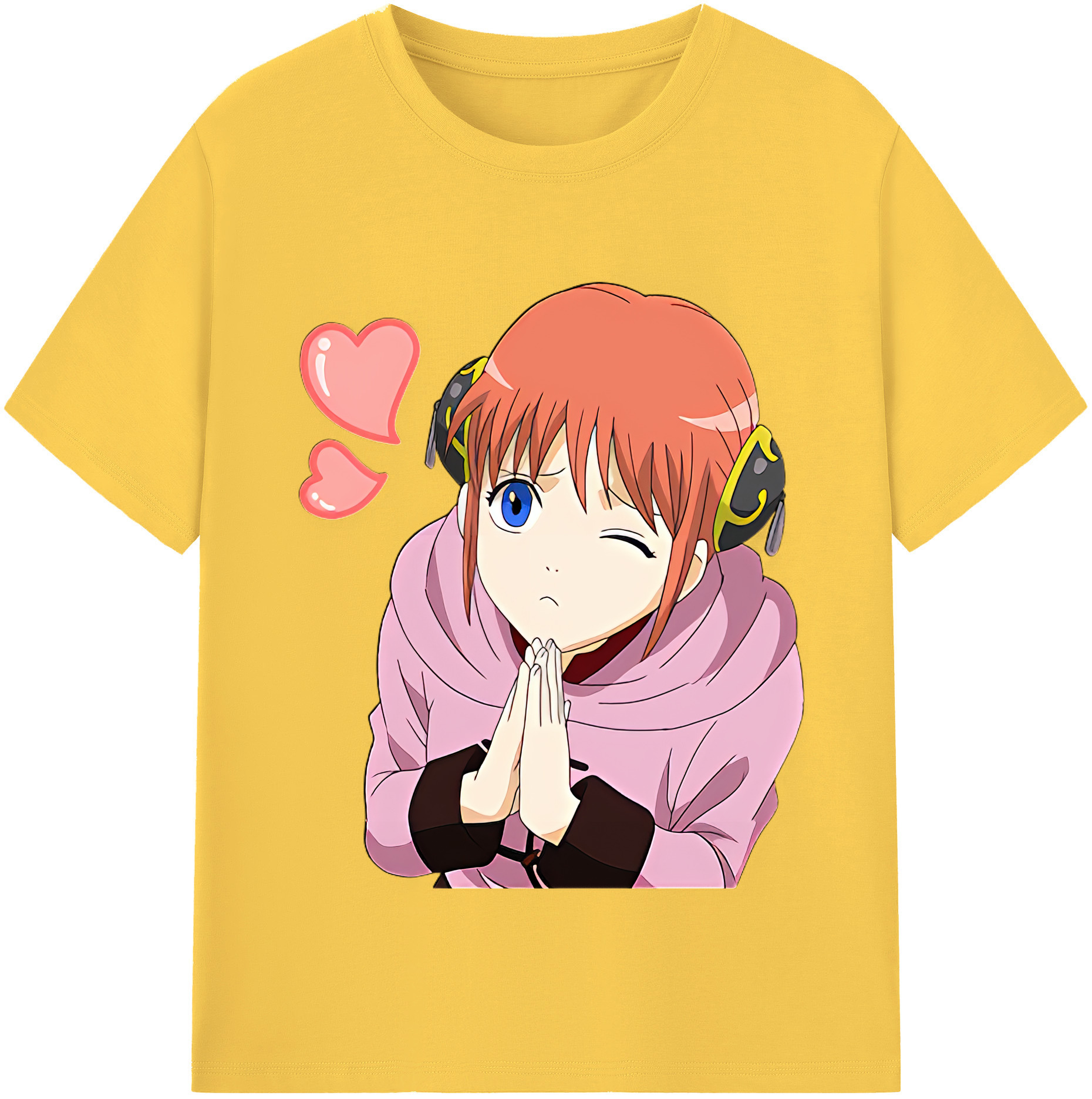 ぎんたま 坂田銀時（さかたぎんとき） 神楽 志村新八（しむら しんぱち） GINTAMA Sakata Gintoki Kagura Shimura Shinpachi 綿100％半袖Tシャツ（フロントプリント）