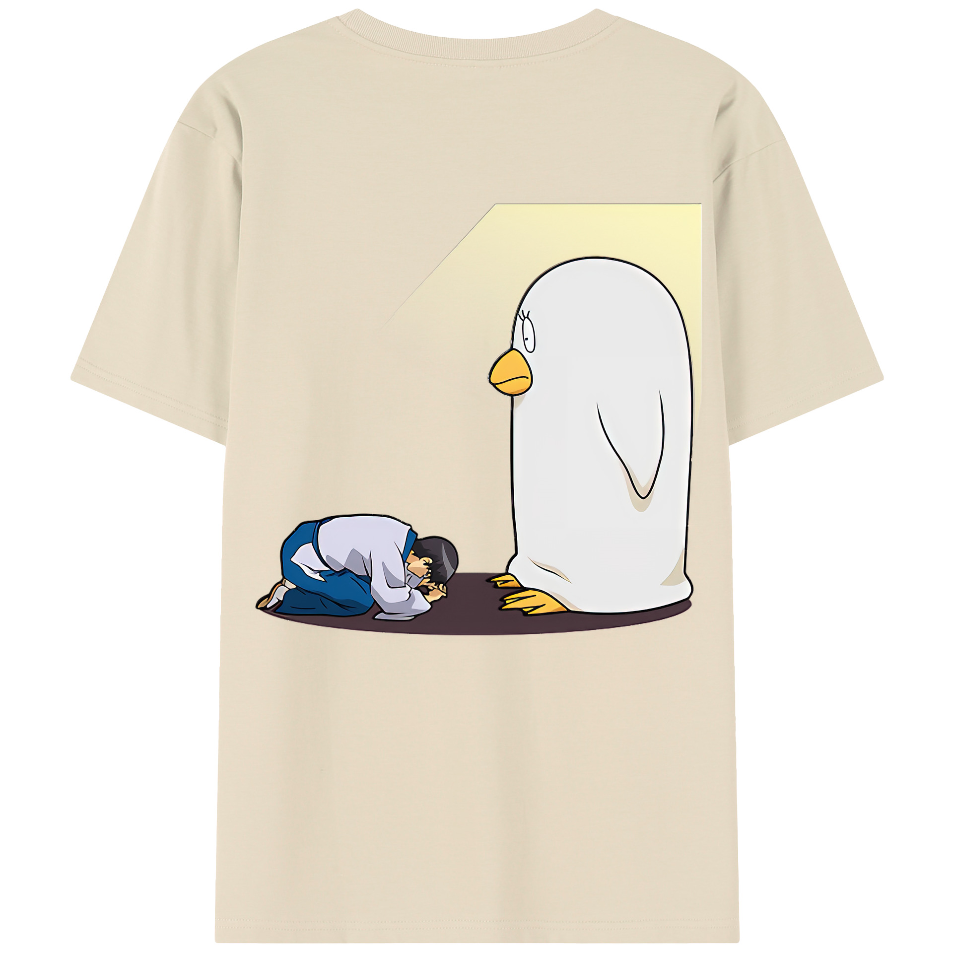 （画像用） ぎんたま 坂田銀時（さかたぎんとき） 神楽 志村新八（しむら しんぱち） GINTAMA Sakata Gintoki Kagura Shimura Shinpachi 綿100％半袖Tシャツ（背面プリント）