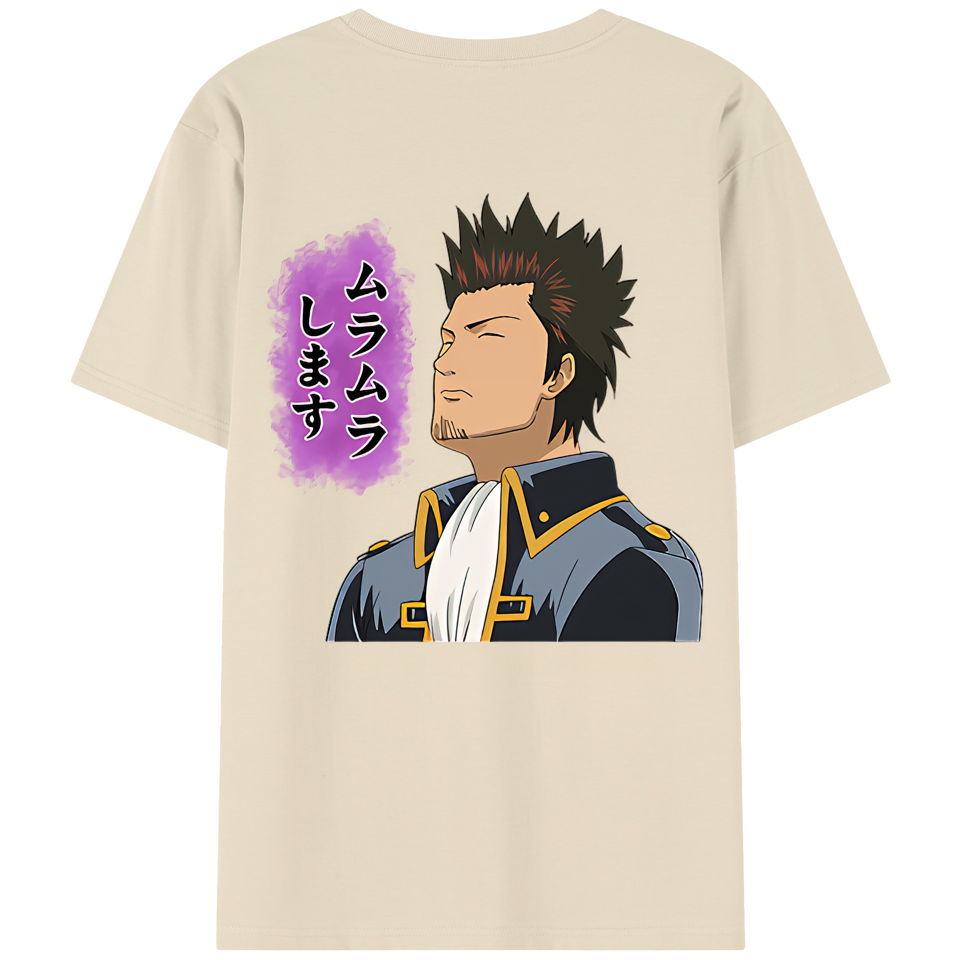 （画像用） ぎんたま 坂田銀時（さかたぎんとき） 神楽 志村新八（しむら しんぱち） GINTAMA Sakata Gintoki Kagura Shimura Shinpachi 綿100％半袖Tシャツ（背面プリント）