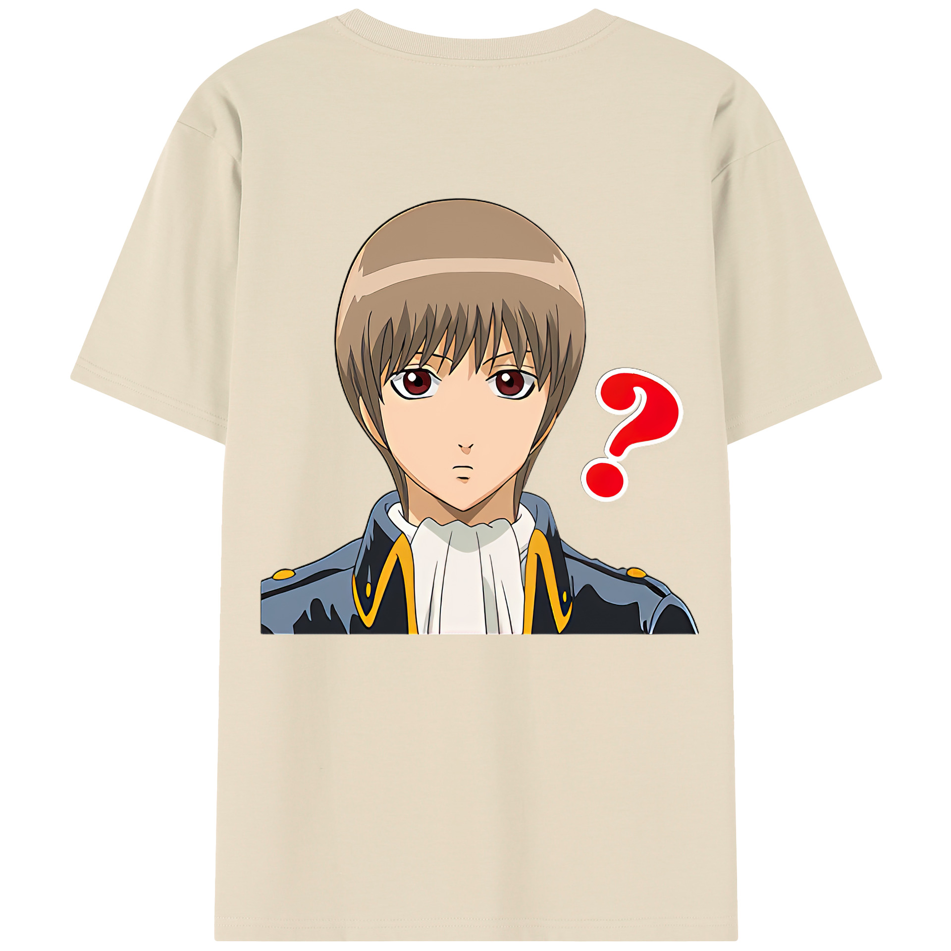 （画像用） ぎんたま 坂田銀時（さかたぎんとき） 神楽 志村新八（しむら しんぱち） GINTAMA Sakata Gintoki Kagura Shimura Shinpachi 綿100％半袖Tシャツ（背面プリント）